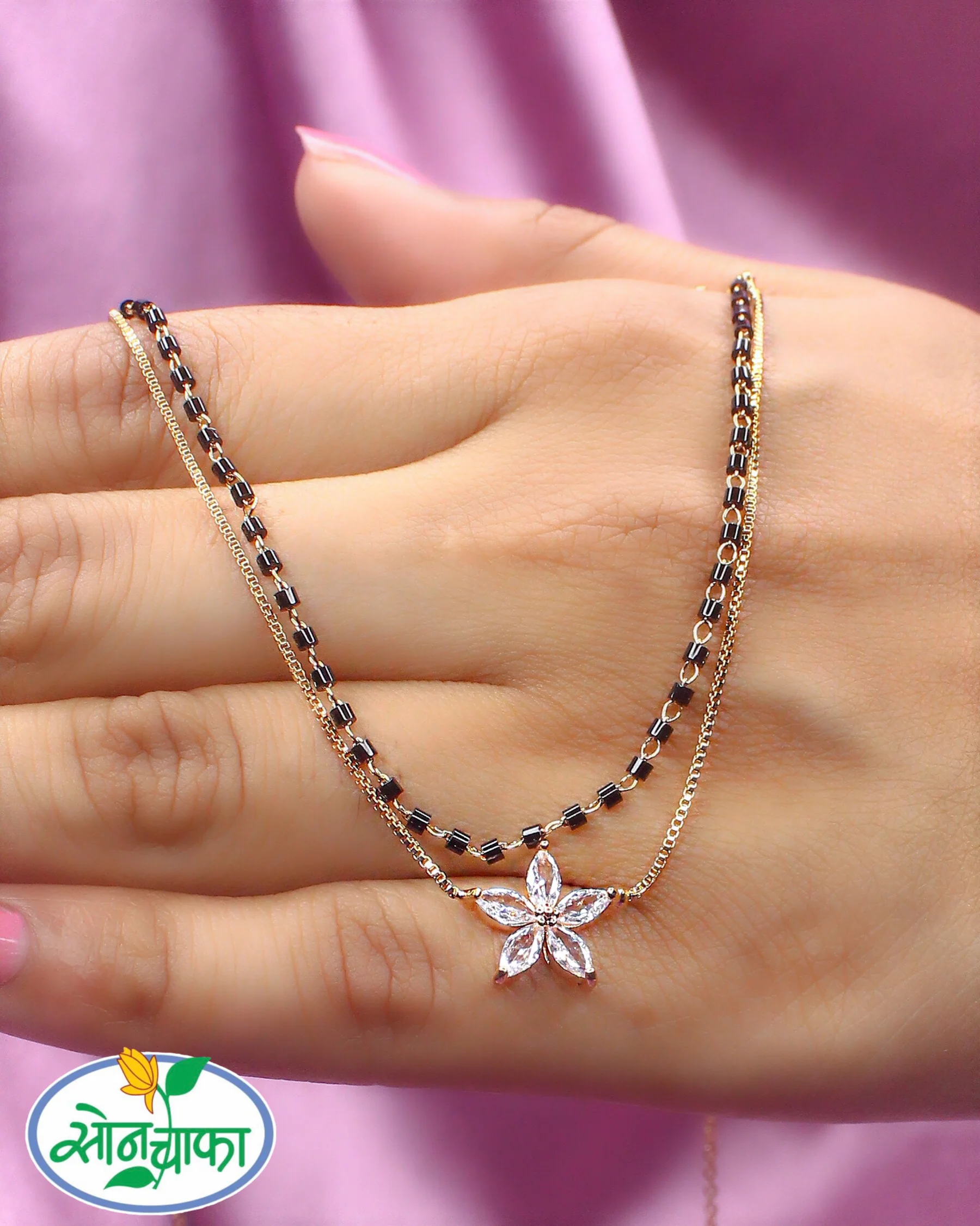 STARSHINE DIAMOND MANGALSUTRA - Image 2