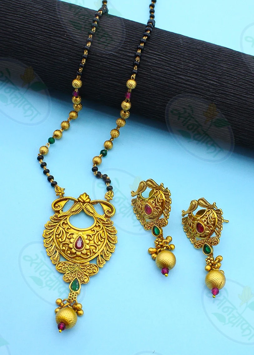 CLASSY RAJWADI MANGALSUTRA - Image 5