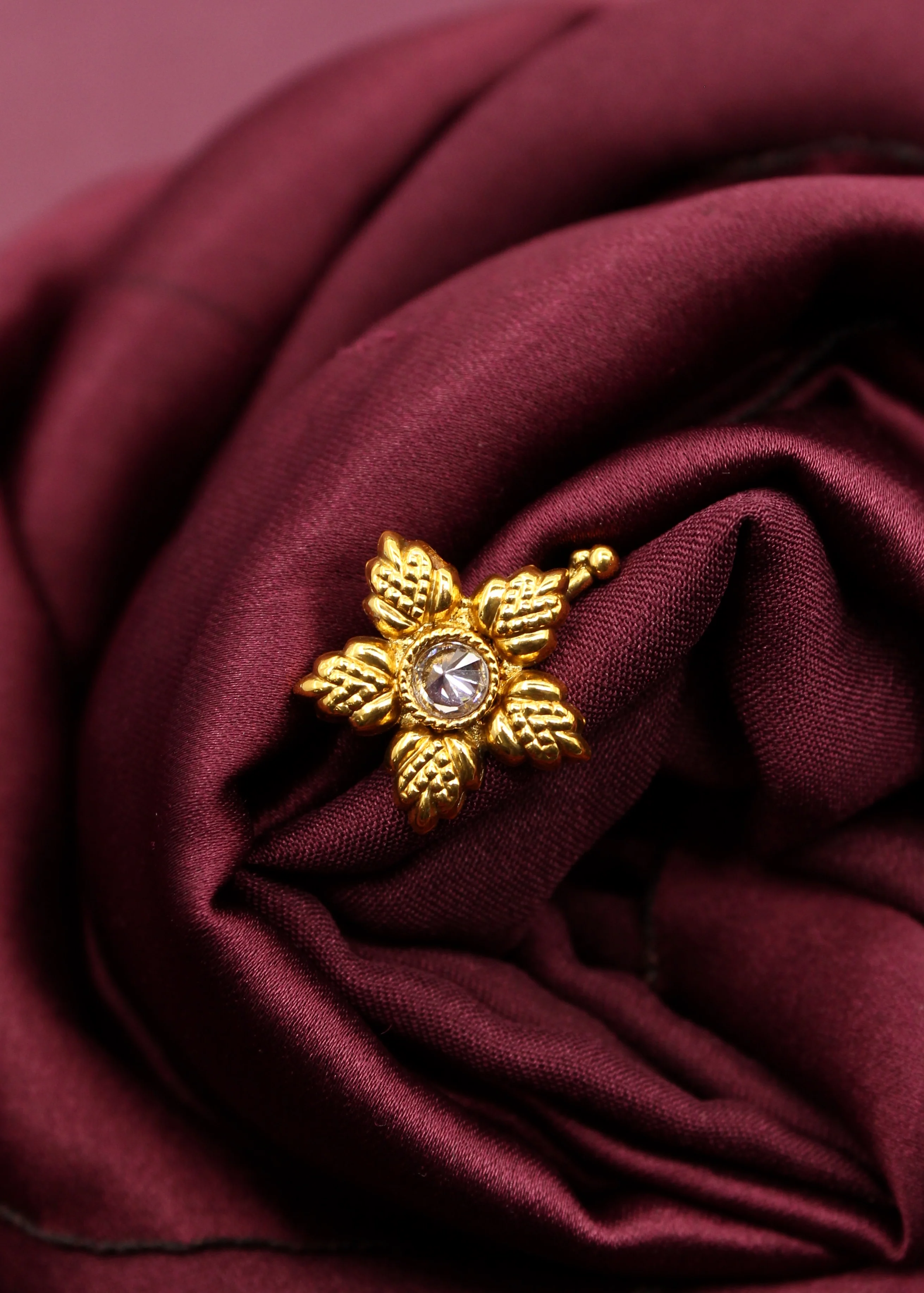 STYLISH ANTIQUE NOSE PIN - Image 6