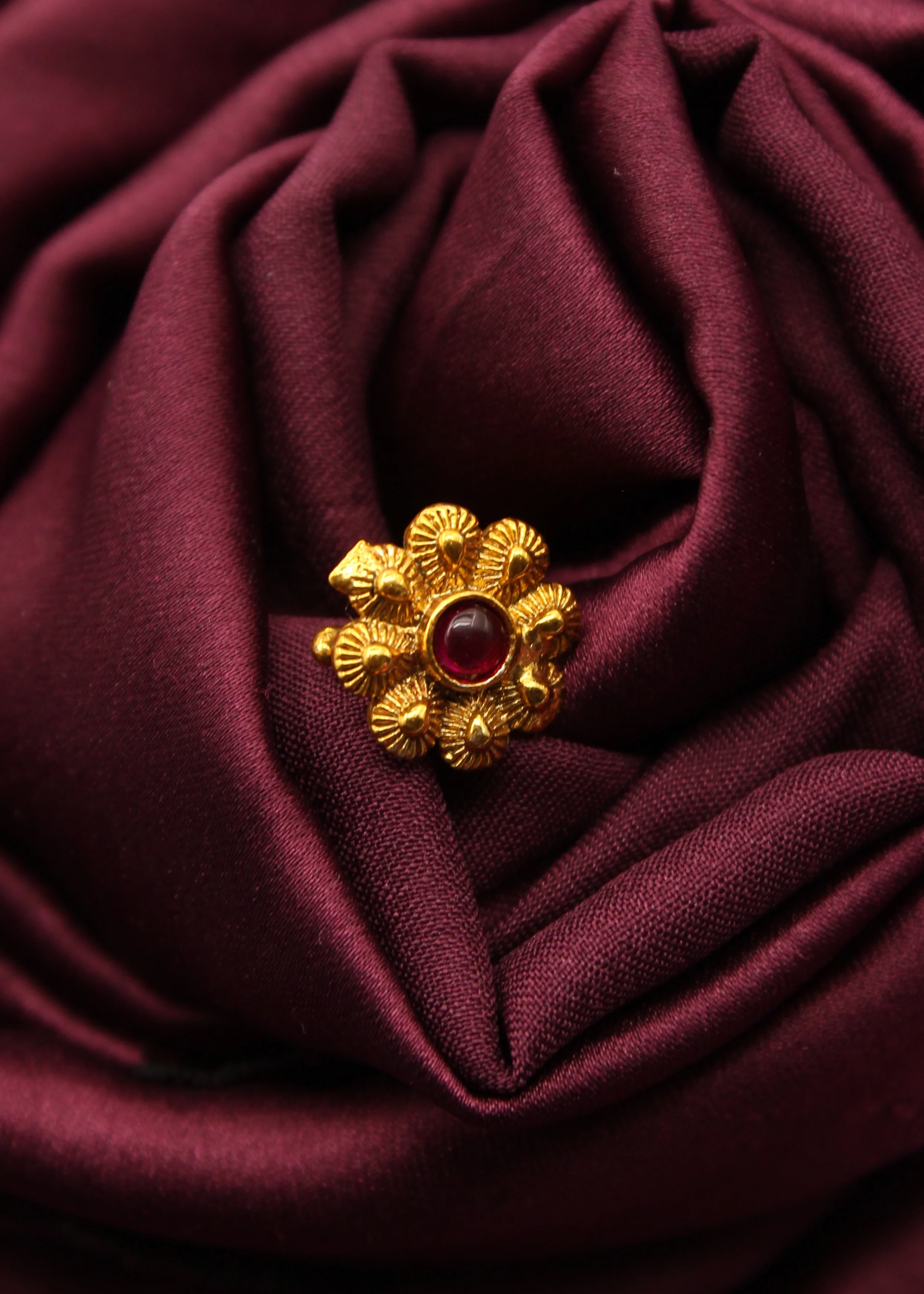 GRACEFUL DESIGNER NOSE PIN - Image 3