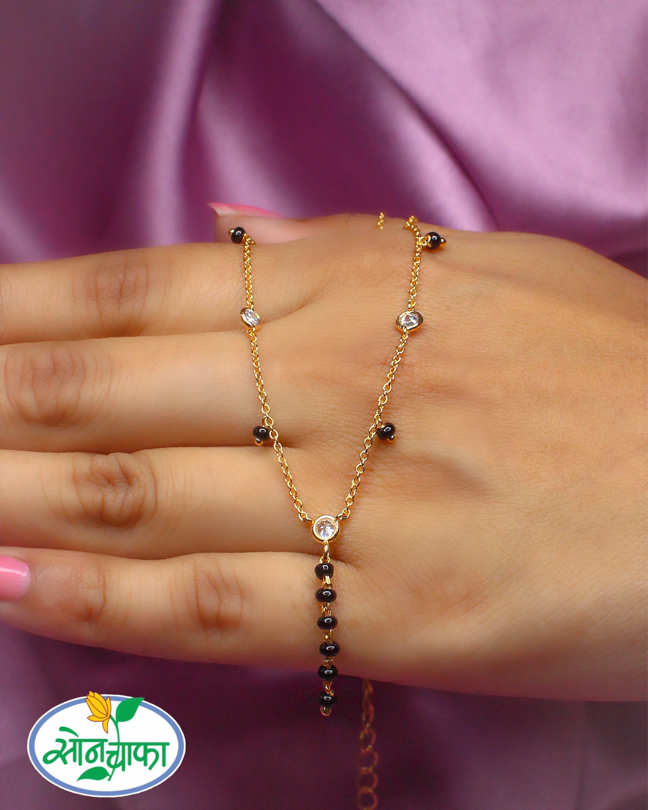 SLEEK & DAINTY DIAMOND MANGALSUTRA - Image 2