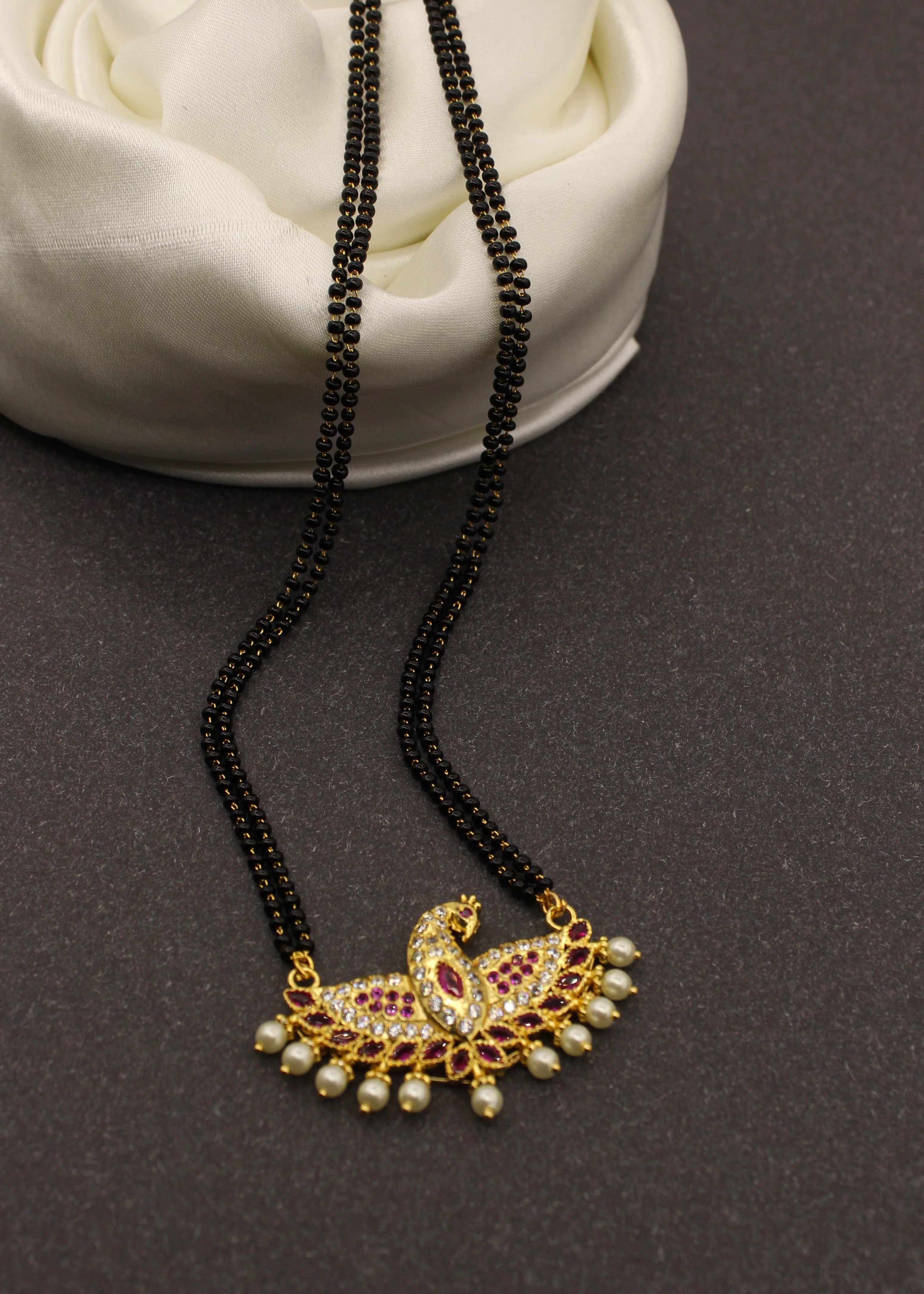 PEACOCK PEARL MANGALSUTRA - Image 5