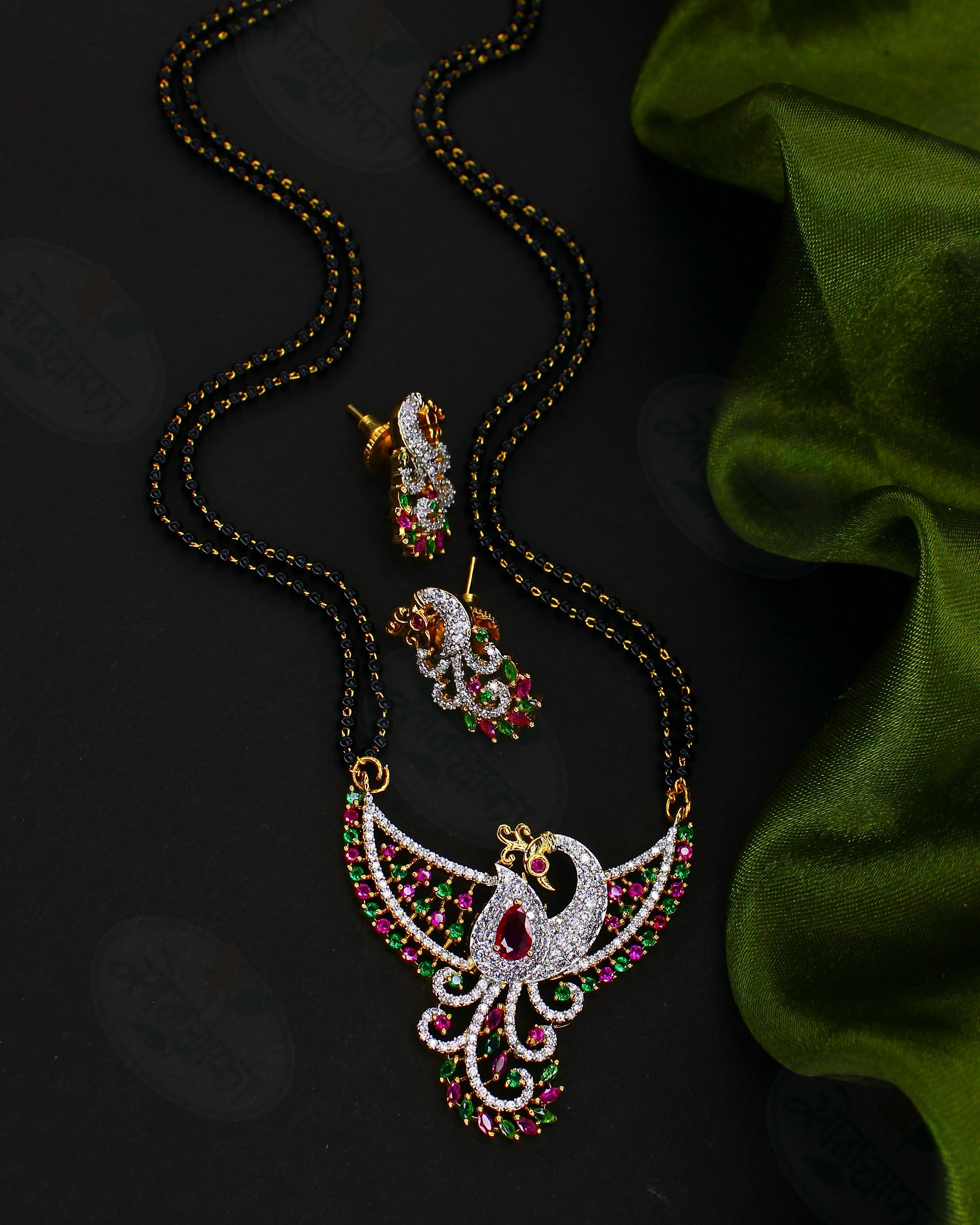 STYLISED DIAMOND MANGALSUTRA - Image 5