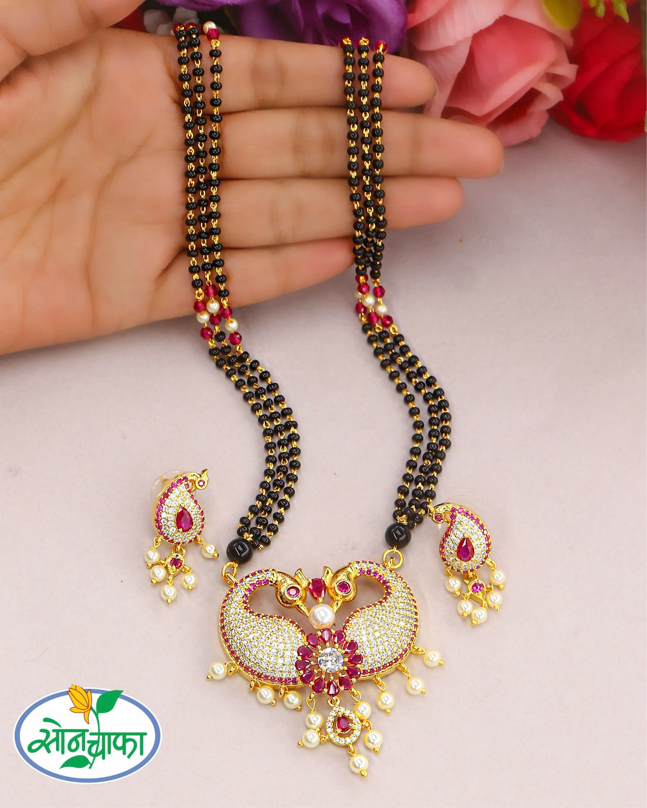 IMPRESSIVE MOTI MANGALSUTRA