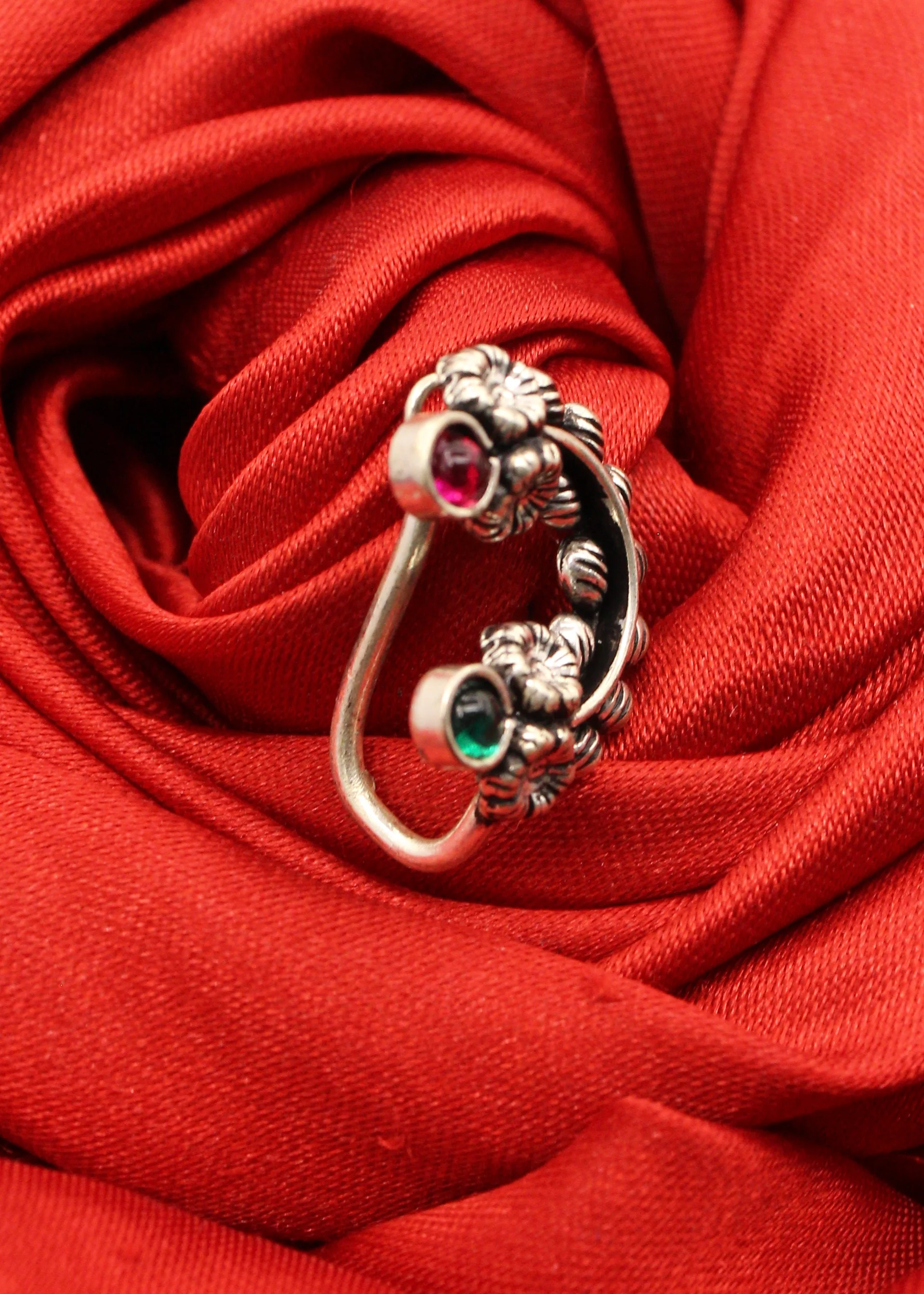 SLEEK OXIDISED NATH - Image 2