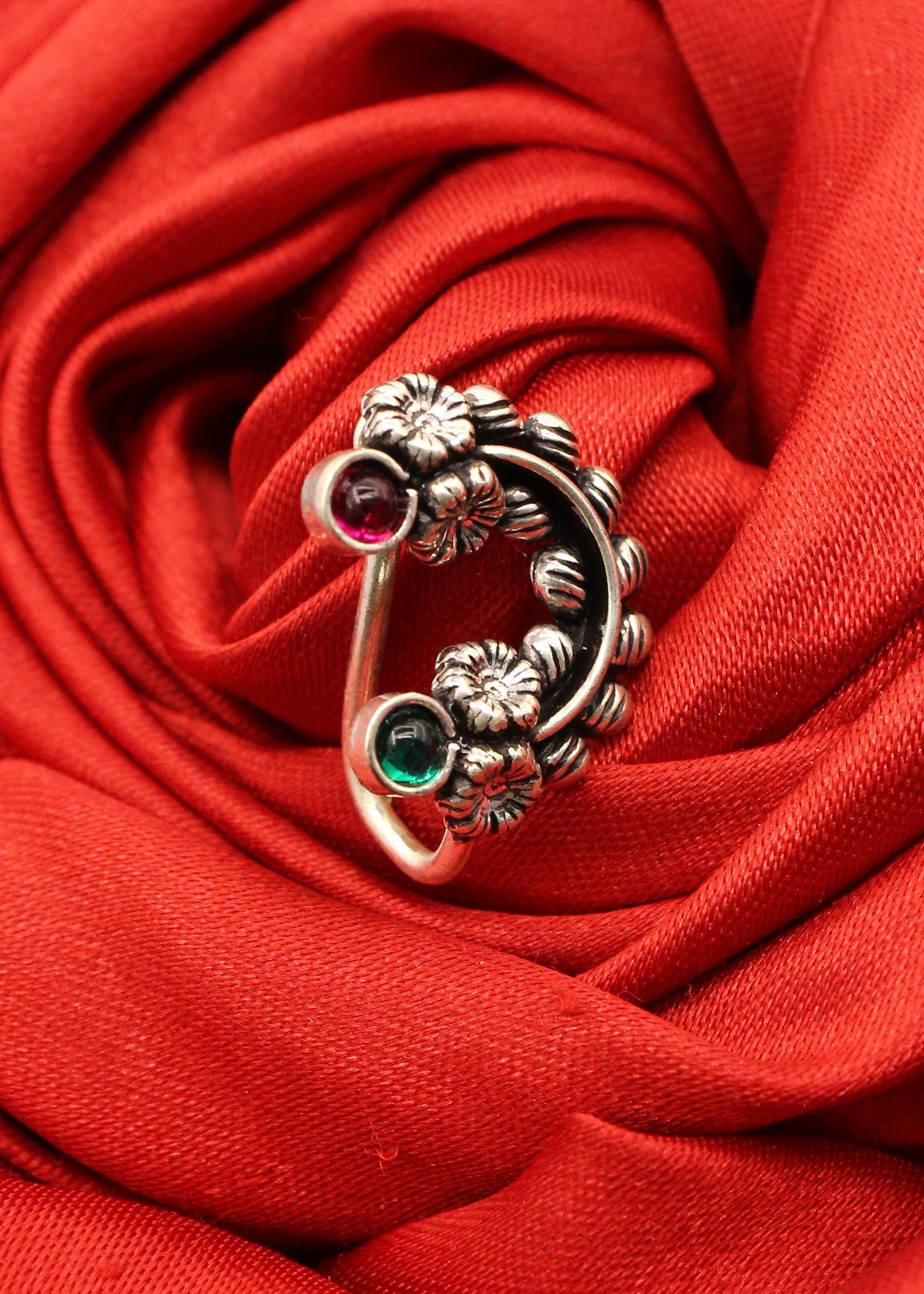 SLEEK OXIDISED NATH - Image 3