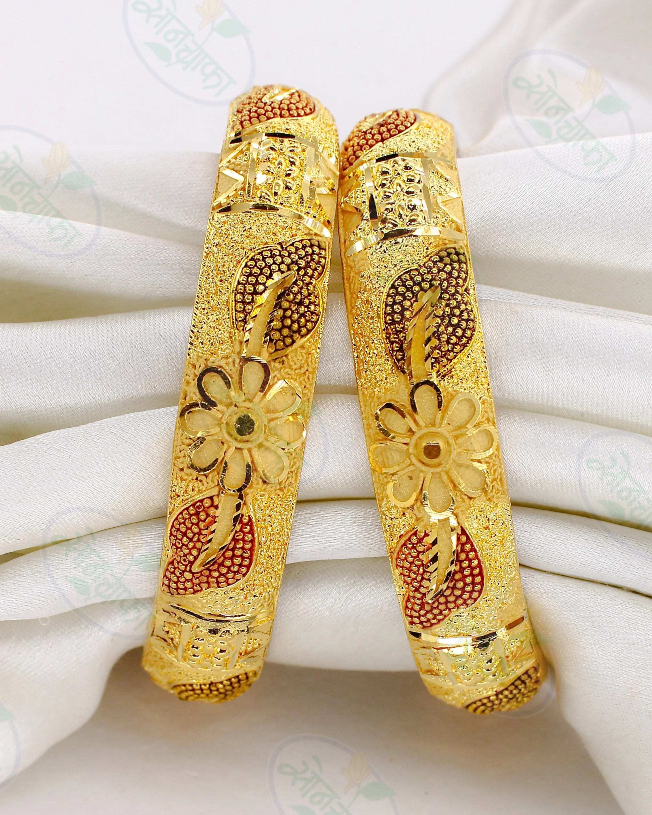 DECOROUS FLORET BANGLES - Image 4