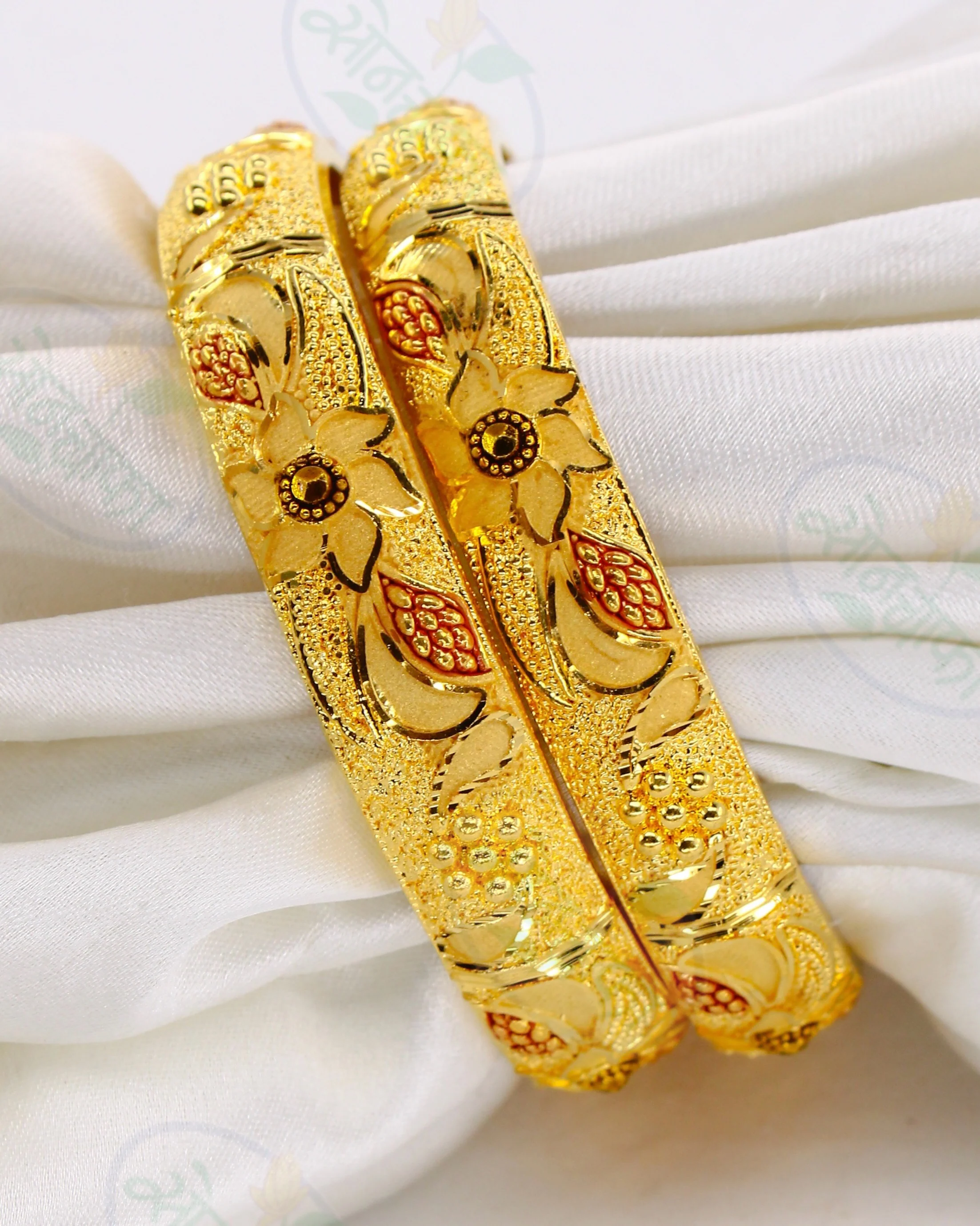 FLORESCENCE GOLD PLATED BANGLES - Image 2