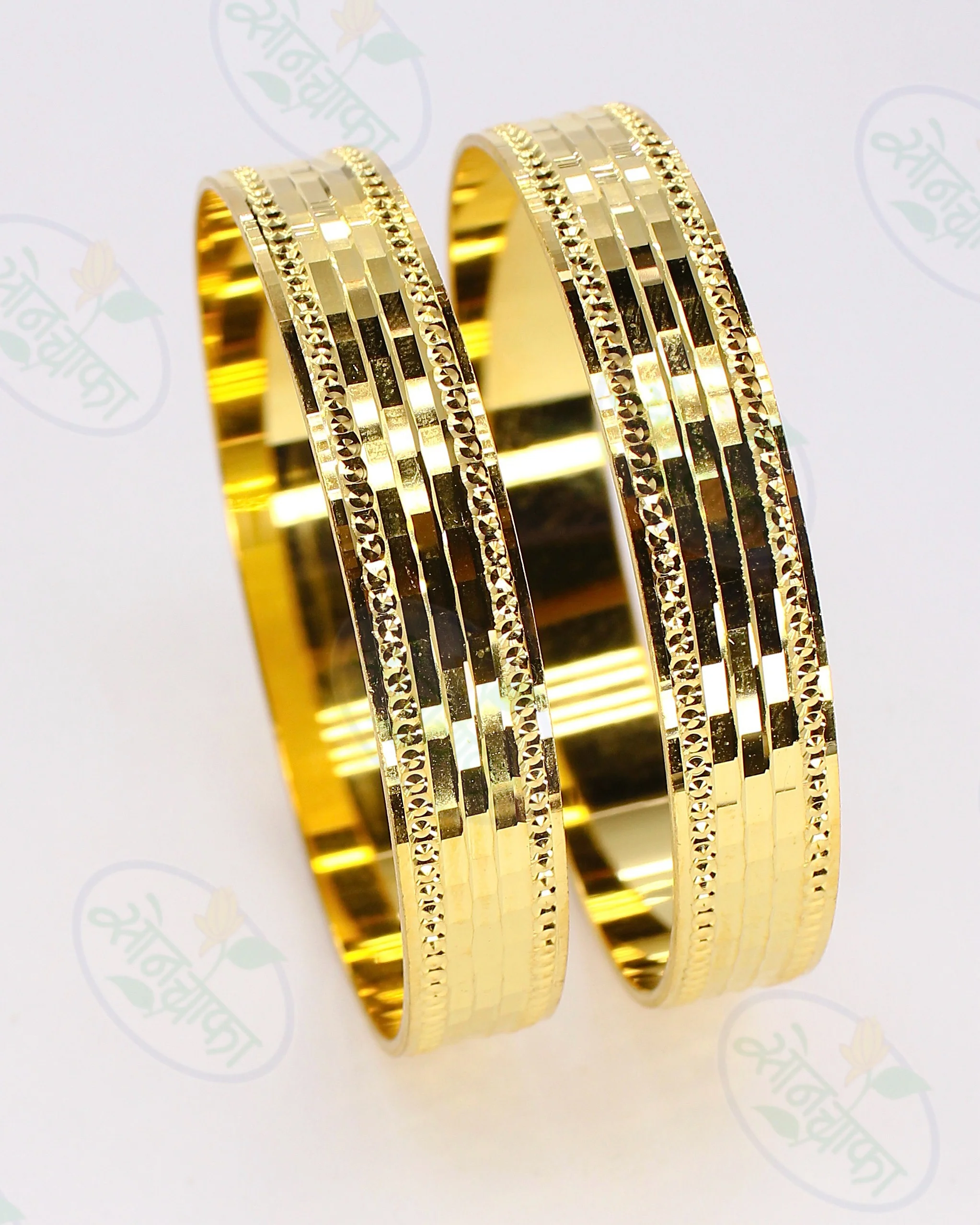 ALLURING GOLD PLATED BANGLES - Image 2