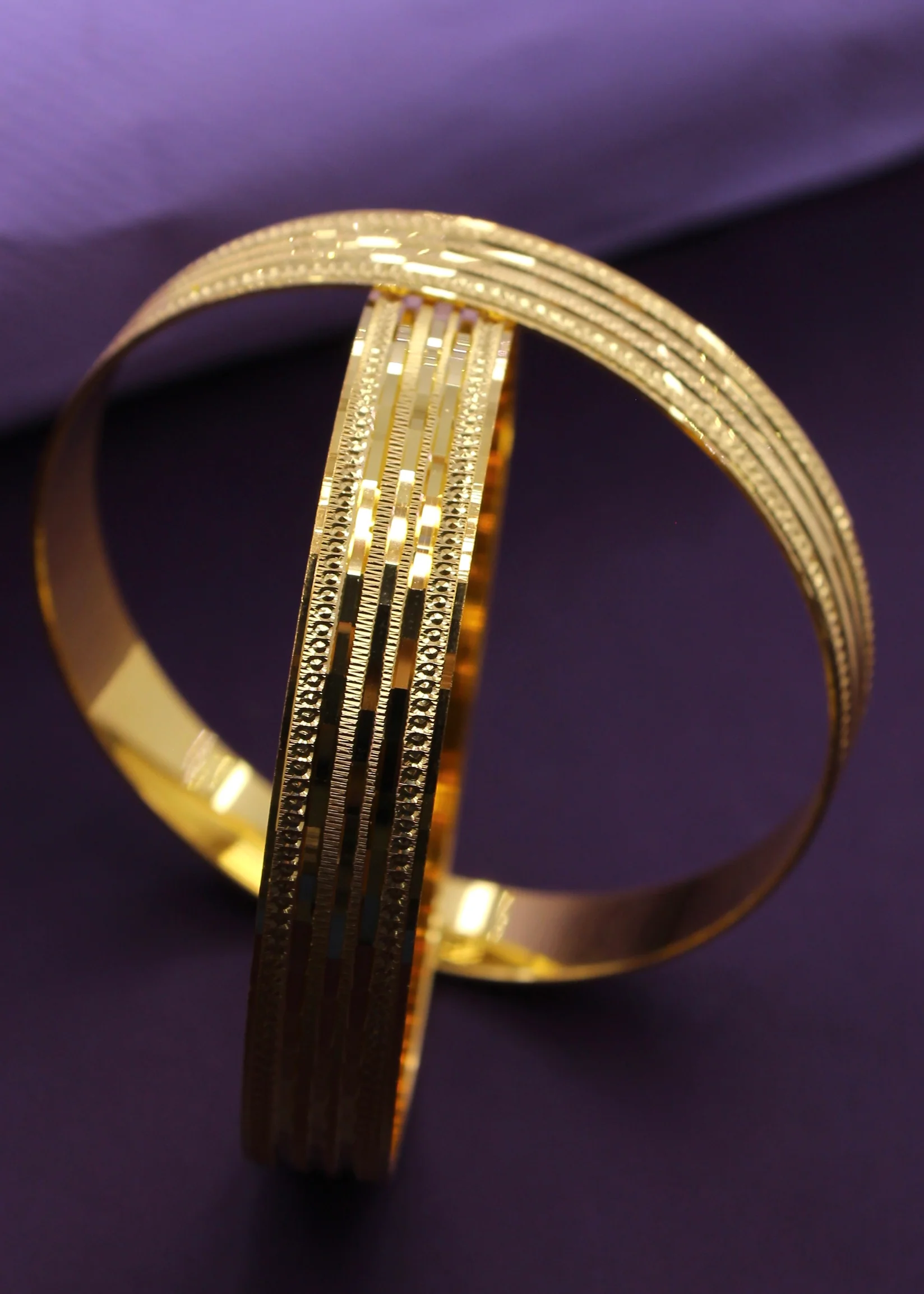 ALLURING GOLD PLATED BANGLES - Image 5