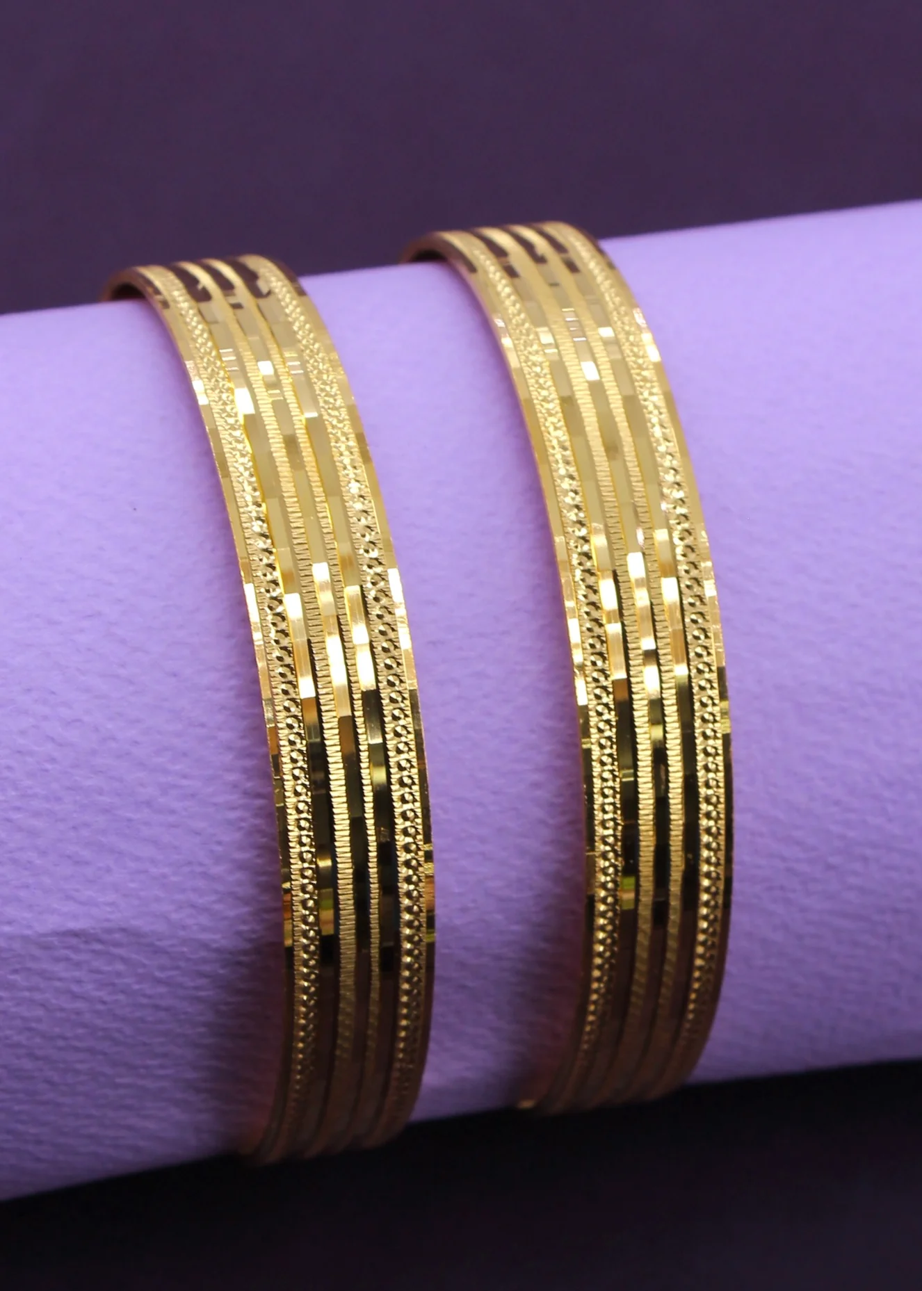 ALLURING GOLD PLATED BANGLES - Image 7