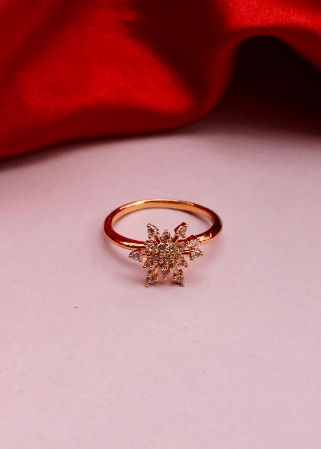CLASSY FLORET FINGER RING - Image 2