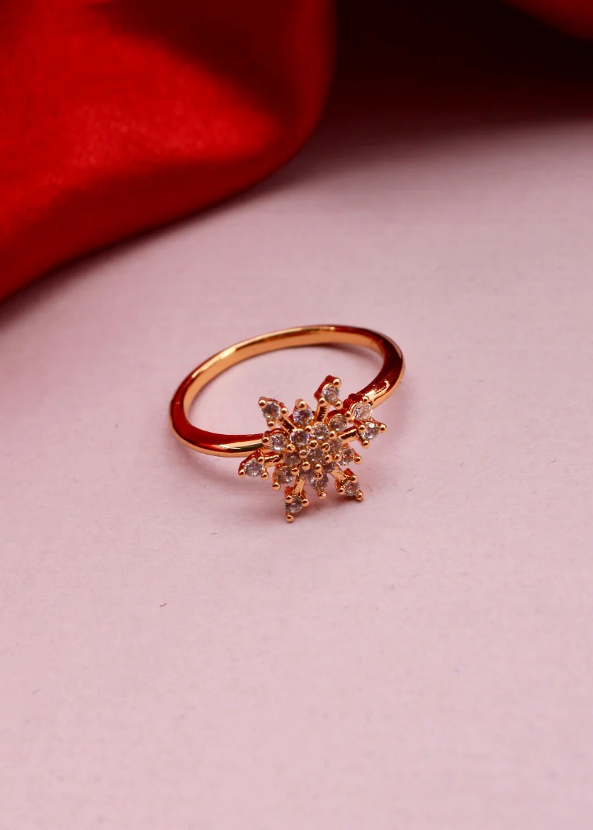 CLASSY FLORET FINGER RING - Image 3