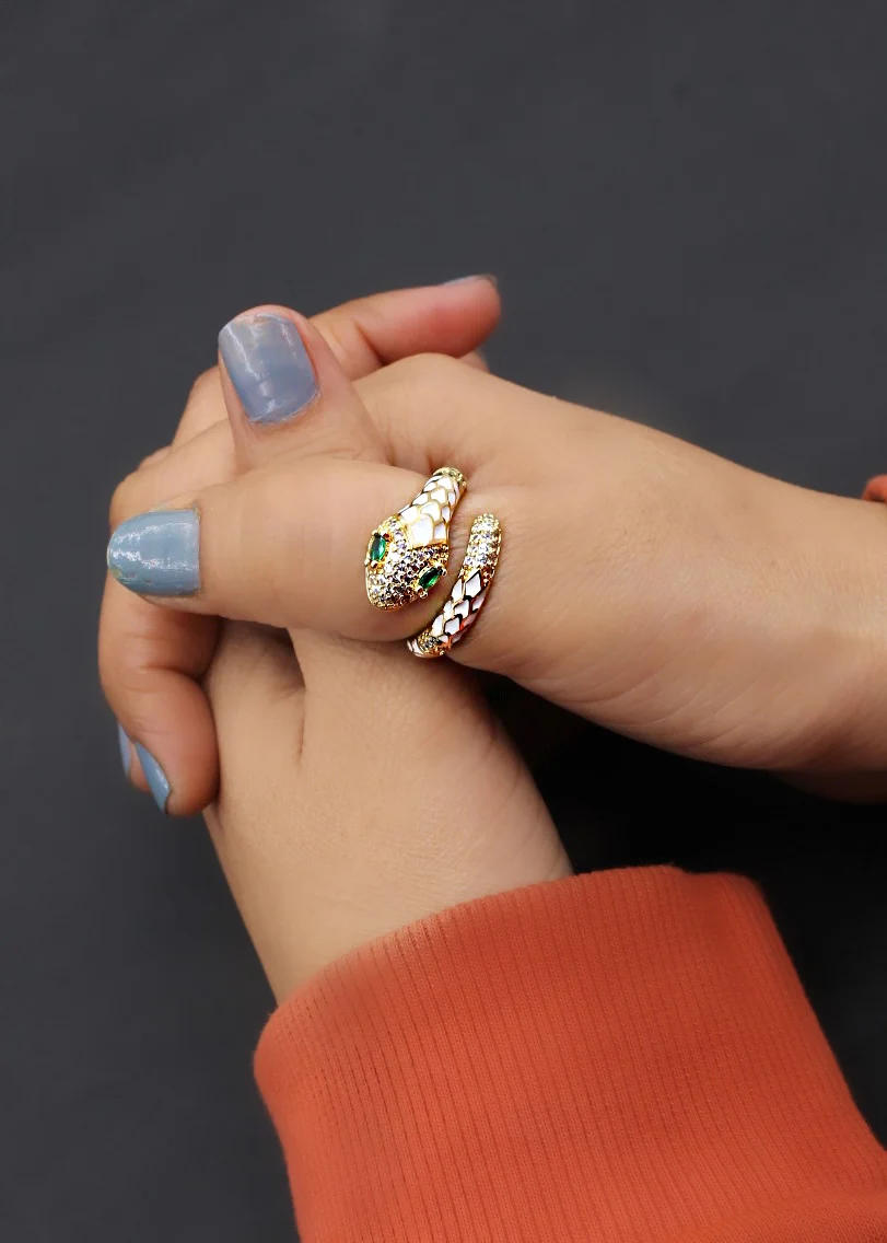 FANCY SNAKE RING - Image 2
