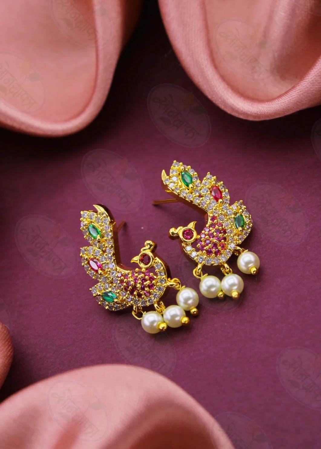 FLAWLESS PEACOCK EARRINGS - Image 7