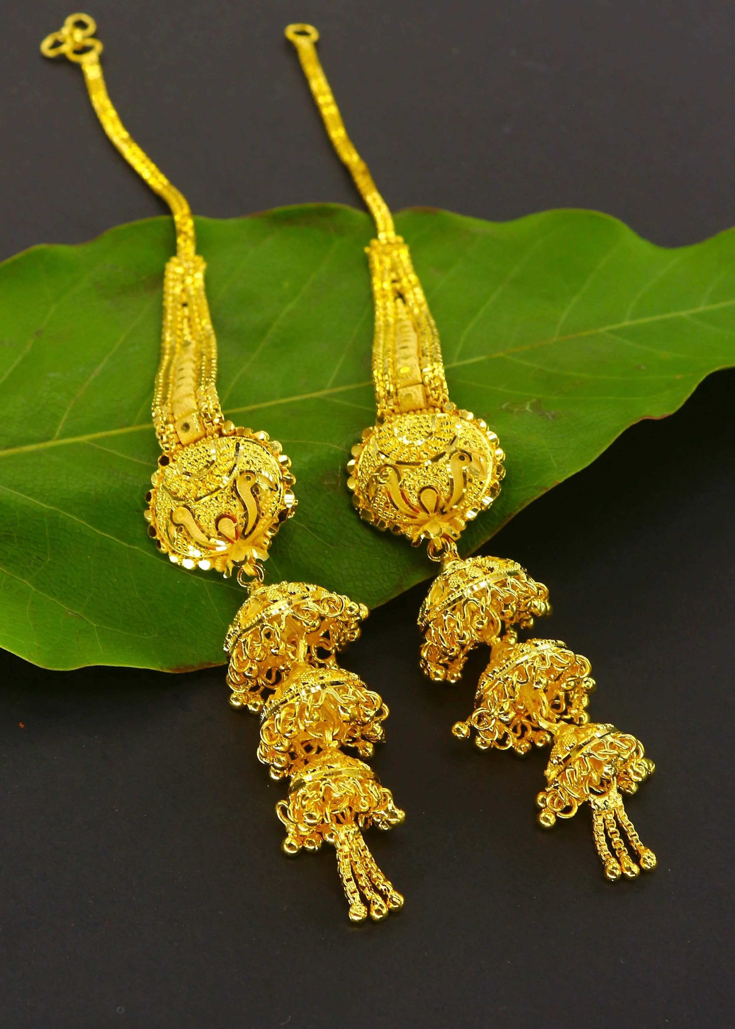 ENTICING FLORAL EARRINGS WITH KANCHAIN - Image 4