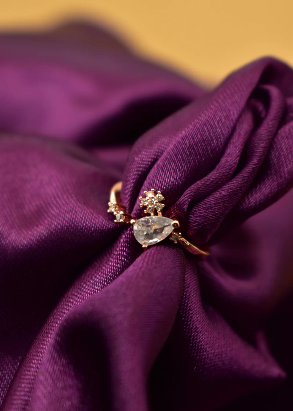 LEAF DESIGNER FINGER RING - Image 5