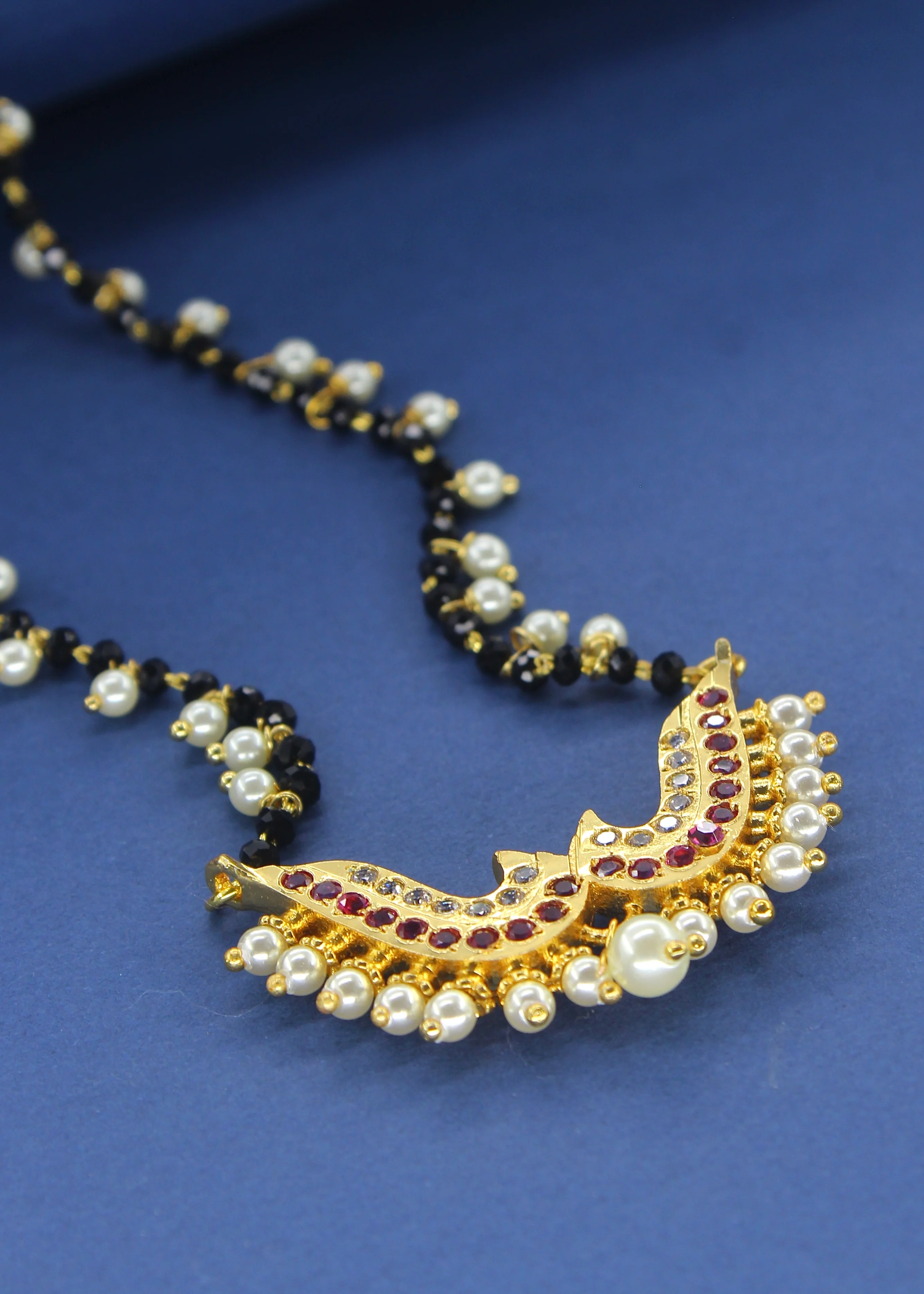 DESIGNER MOTI MANGALSUTRA SET
