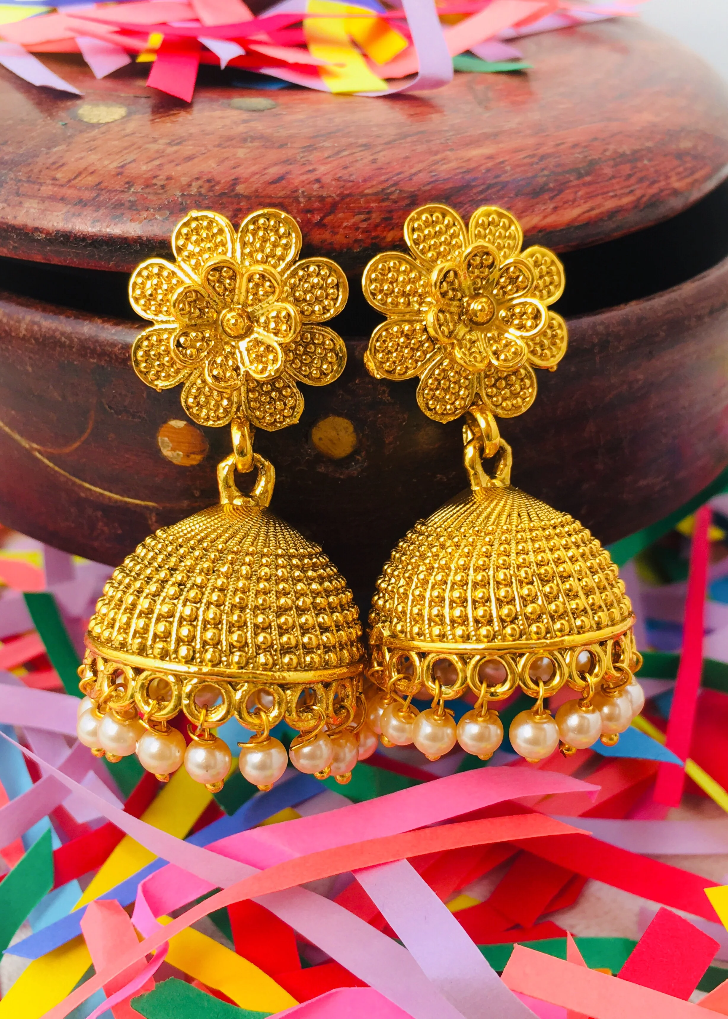 FLORAL DESIGNER JHUMKI - Image 14