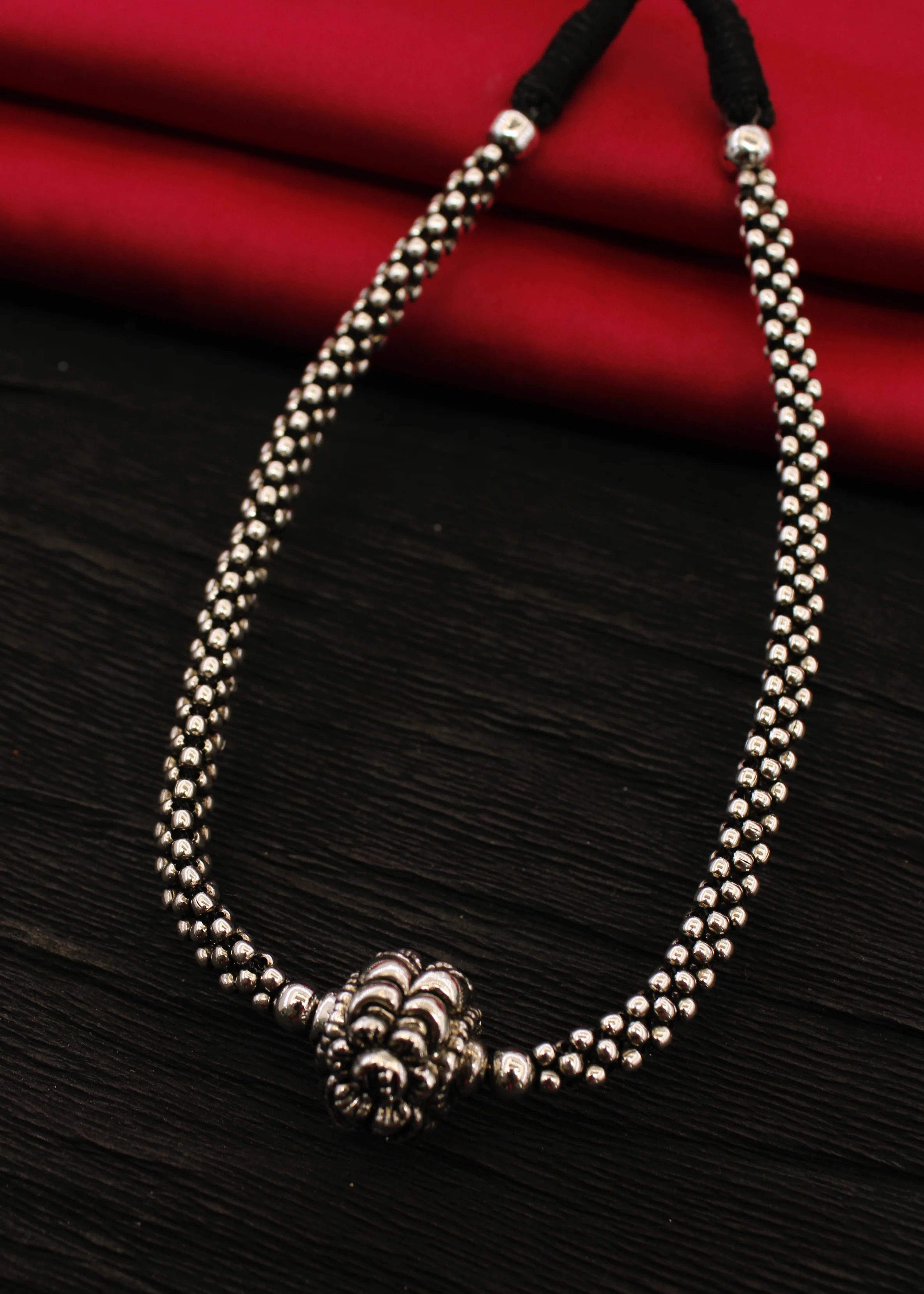 DESIGNER OXIDISED BEADS THUSHI - Image 3