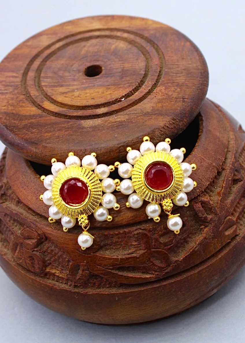 FLOWER WITH PEARL BUGADI - Image 4