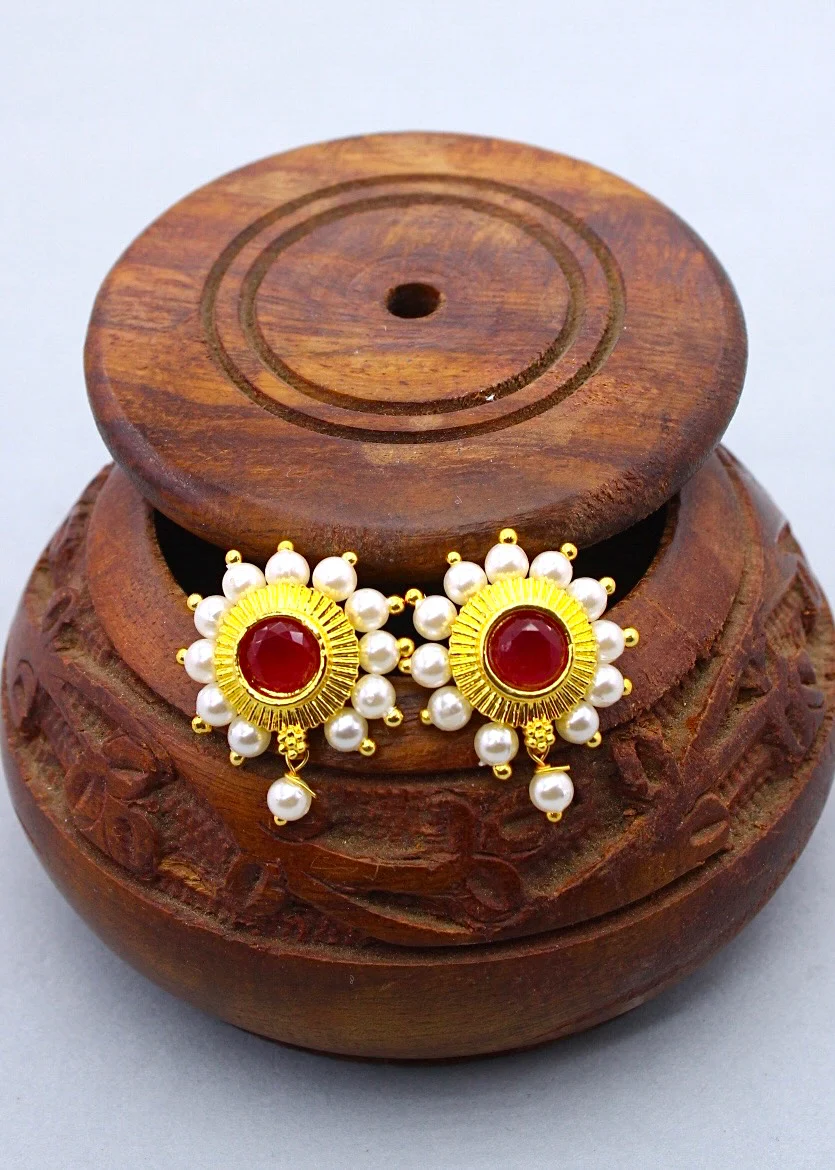 FLOWER WITH PEARL BUGADI - Image 5