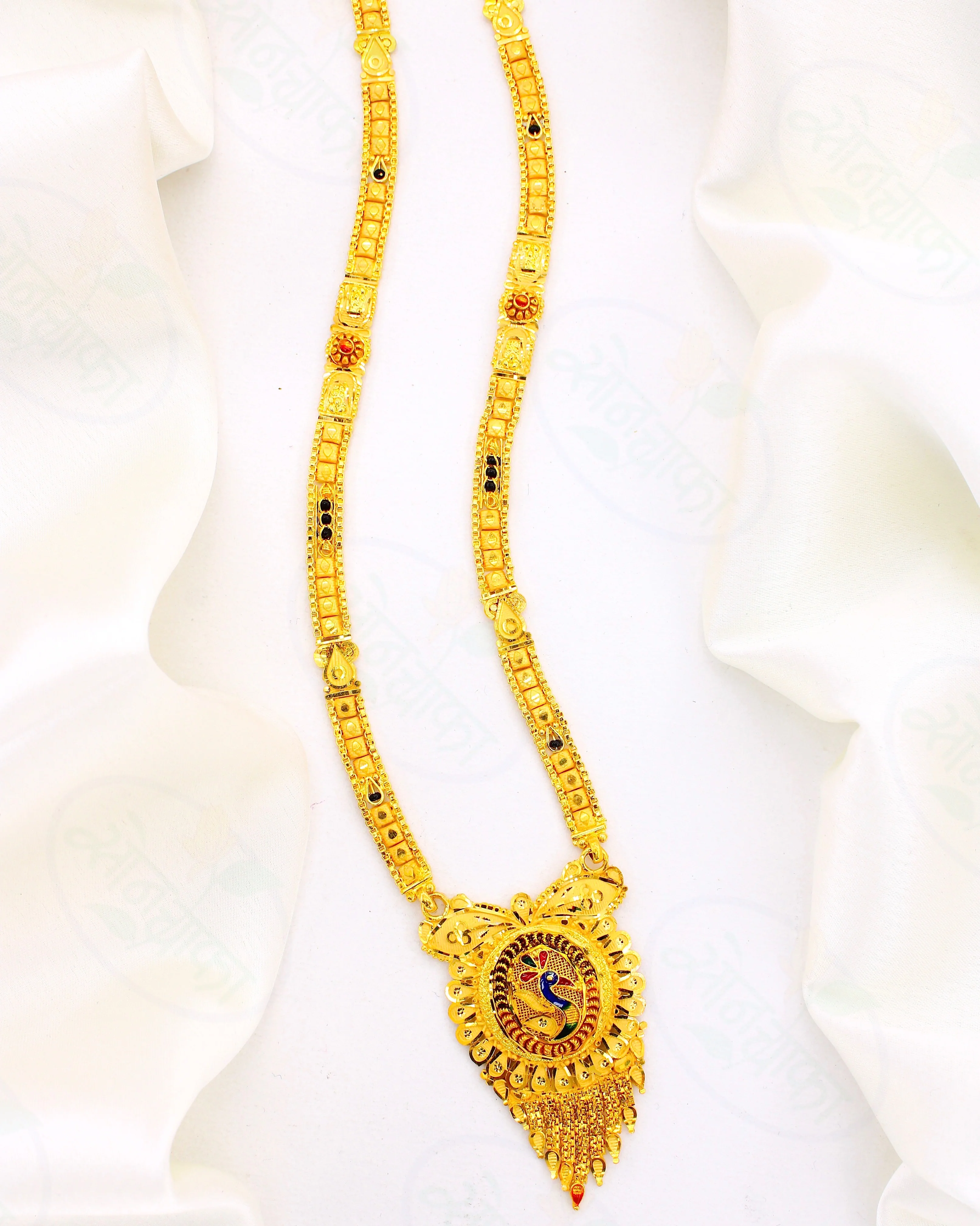 GLAMOROUS GOLD PLATED MANGALSUTRA - Image 3
