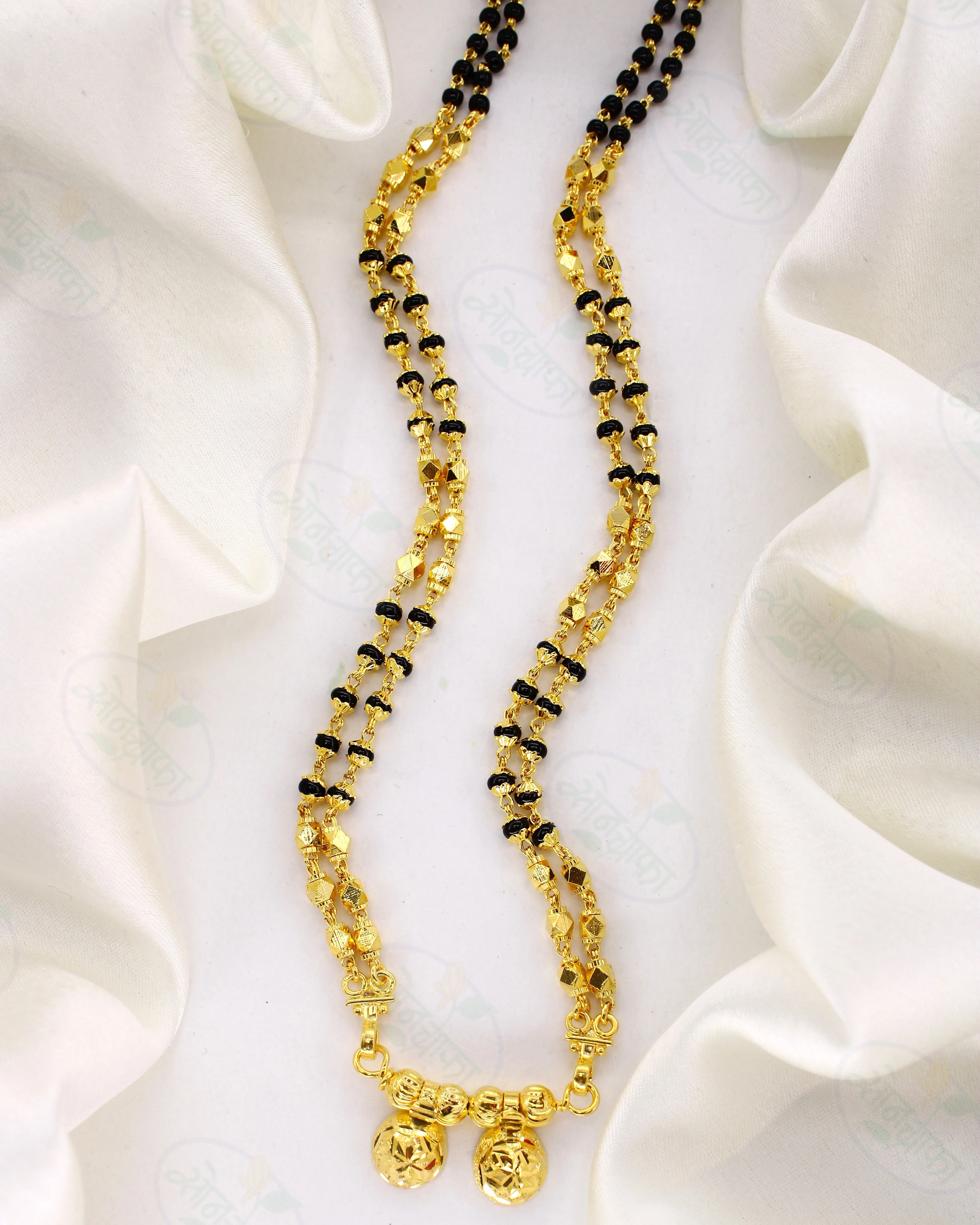 BLACK BEADS DESIGNER MANGALSUTRA
