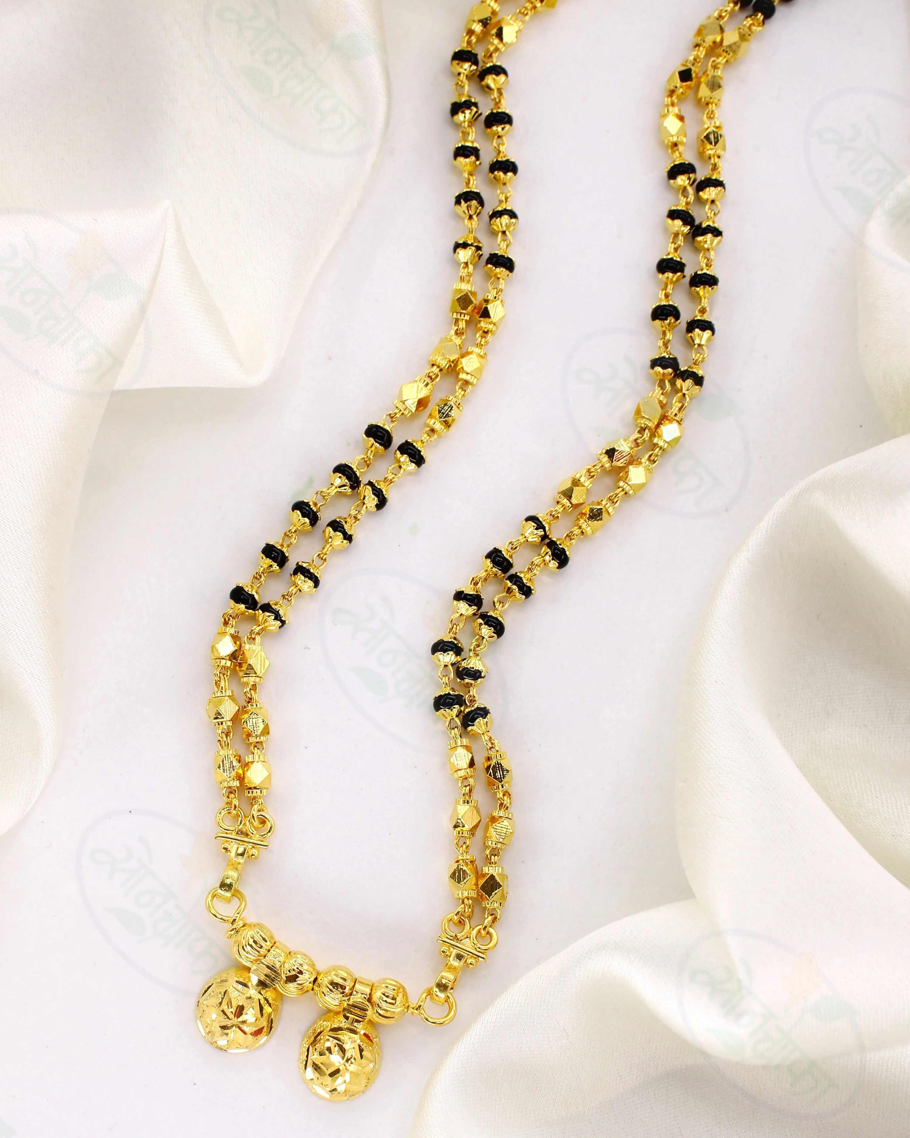 BLACK BEADS DESIGNER MANGALSUTRA - Image 2