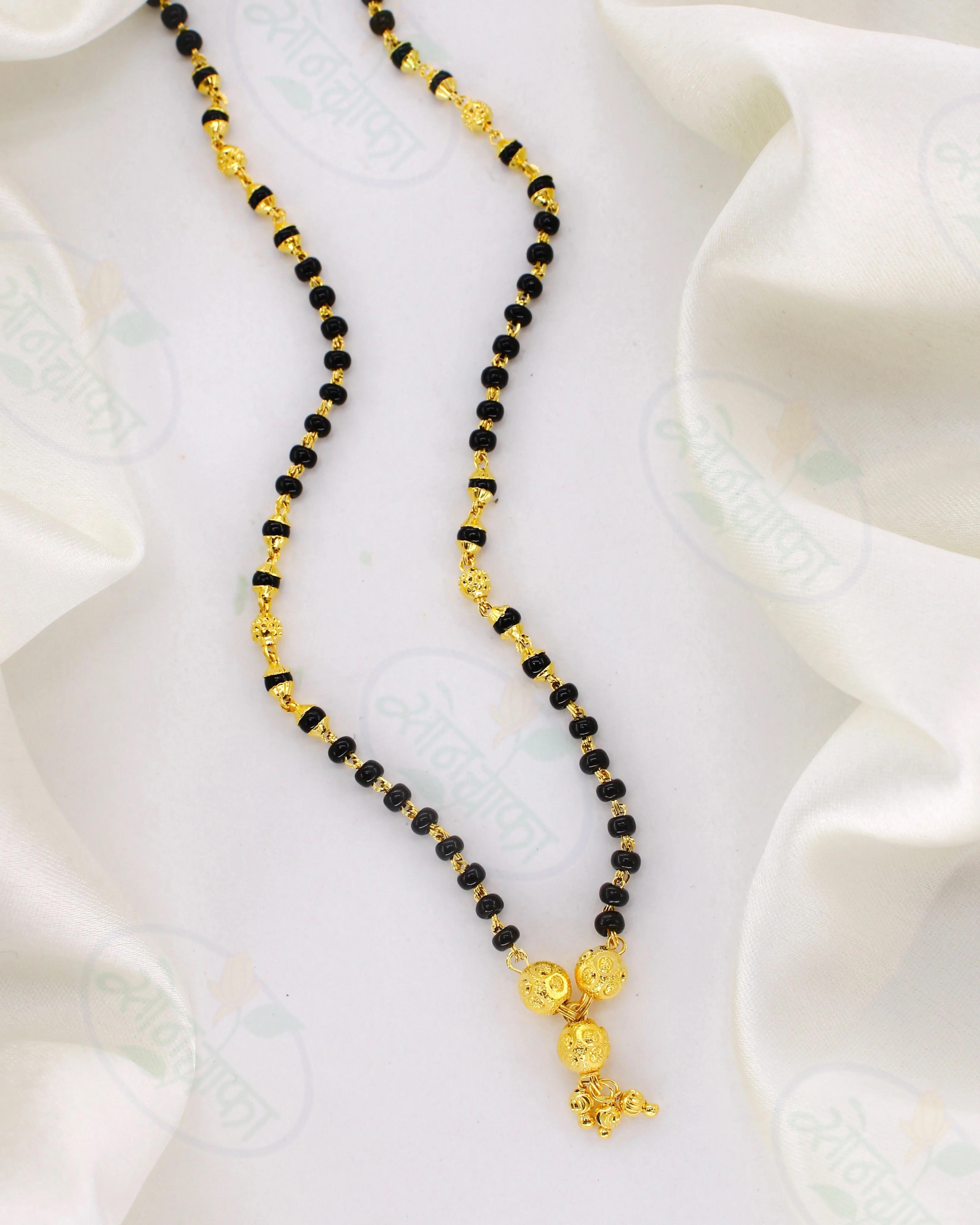 DESIGNER GOLDEN BEADS MANGALSUTRA
