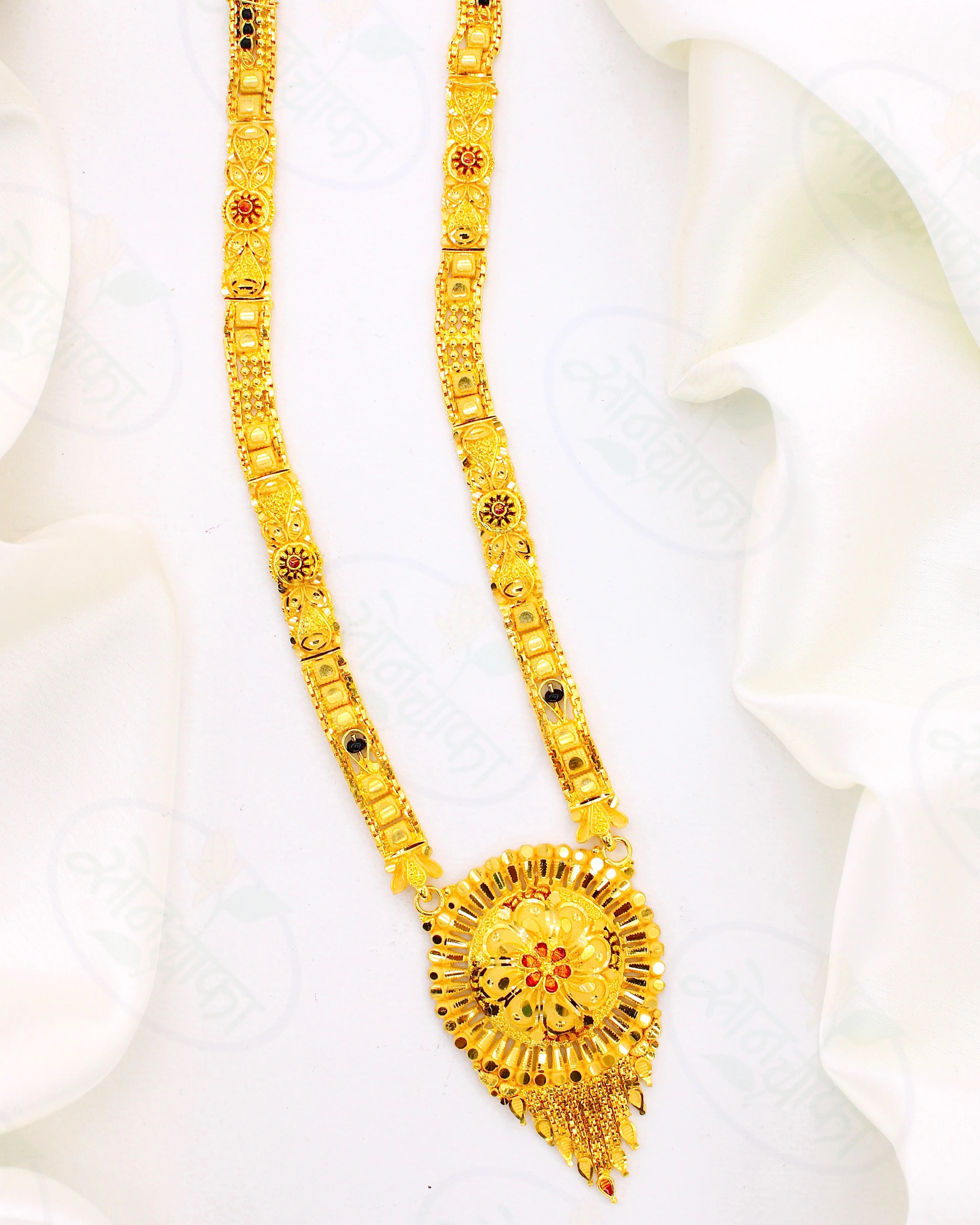 FANCY TRADITIONAL 1 GRAM GOLD MANGALSUTRA - Image 3