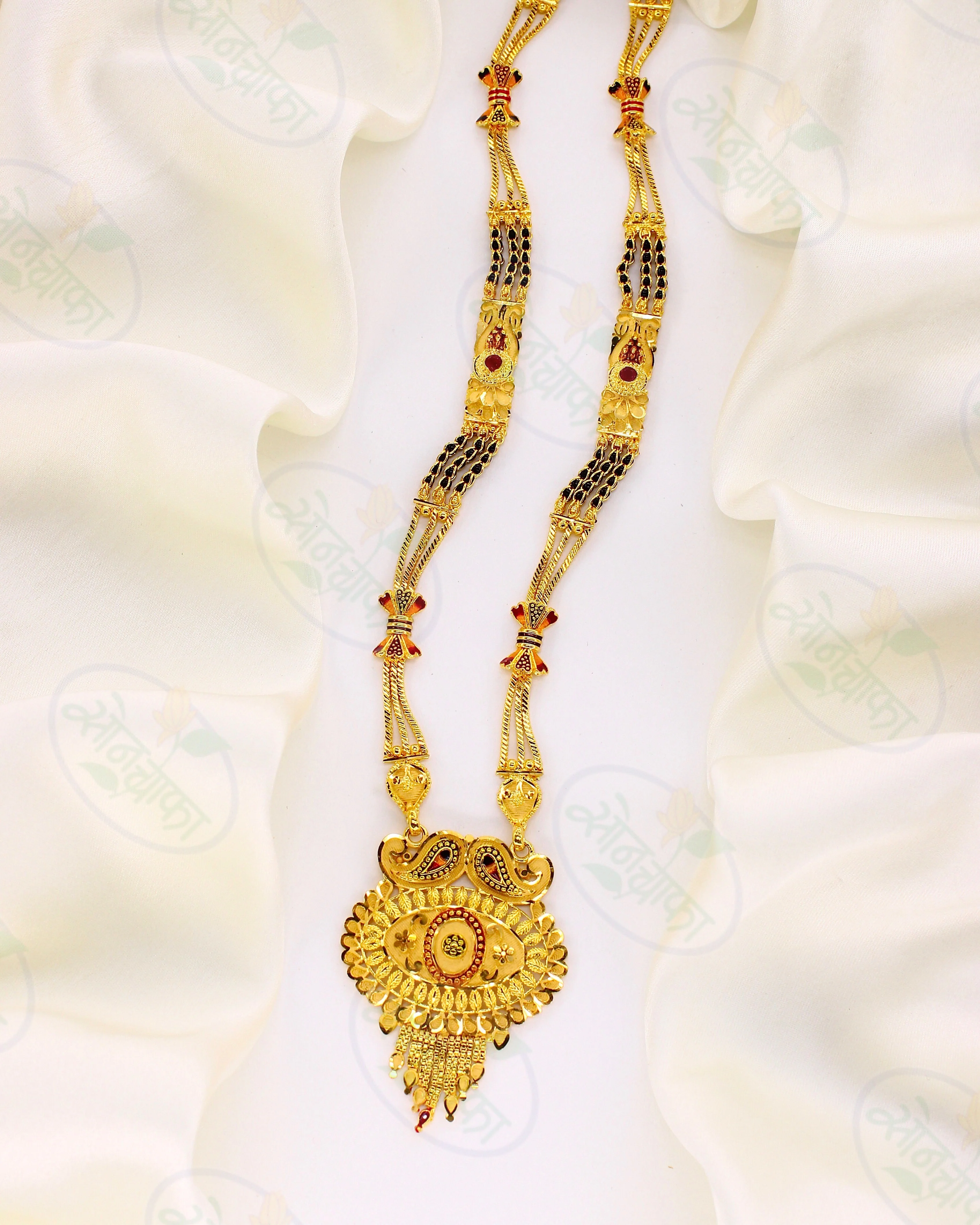 GLEAMING GOLDEN MANGALSUTRA - Image 3