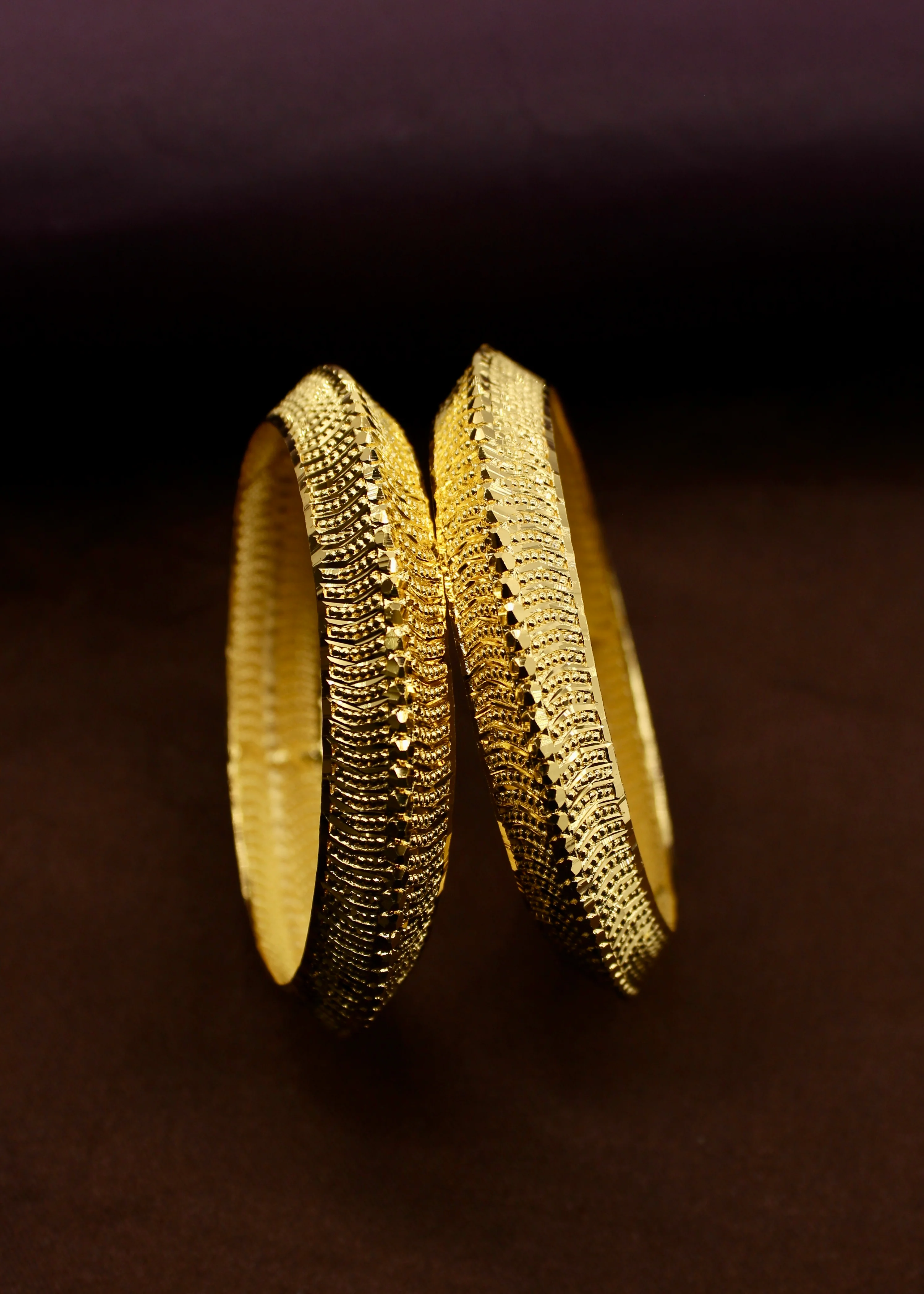 BRIGHT GOLD PLATED BANGLES - Image 6