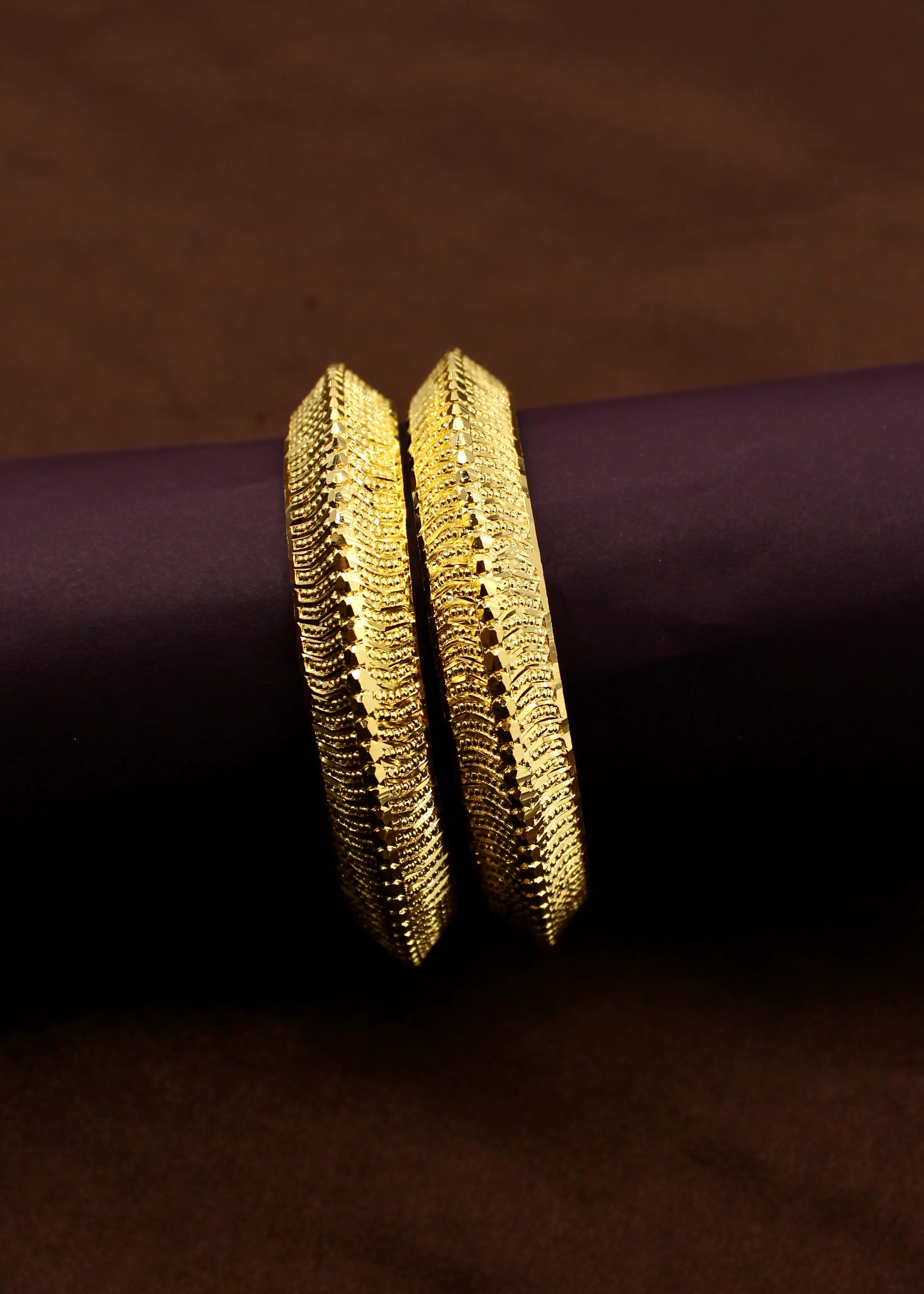BRIGHT GOLD PLATED BANGLES - Image 8