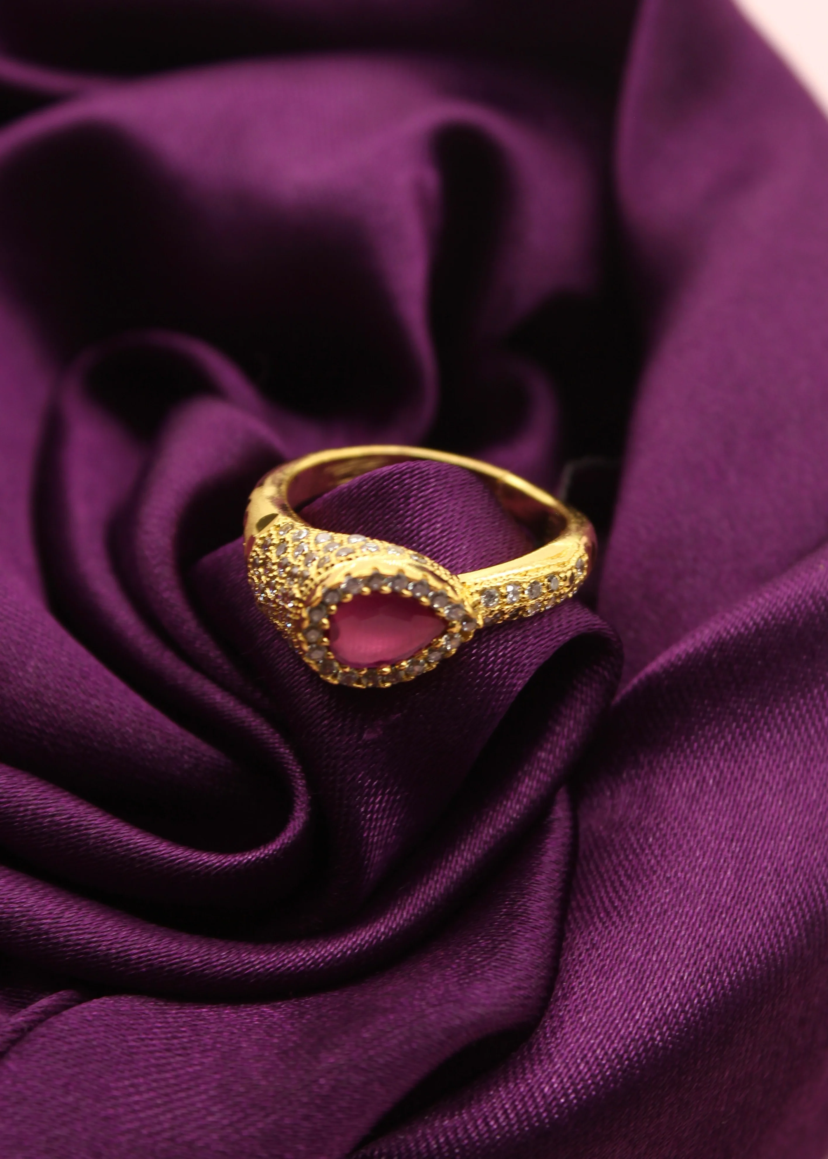 DROPLET DESIGNER FINGER RING - Image 3
