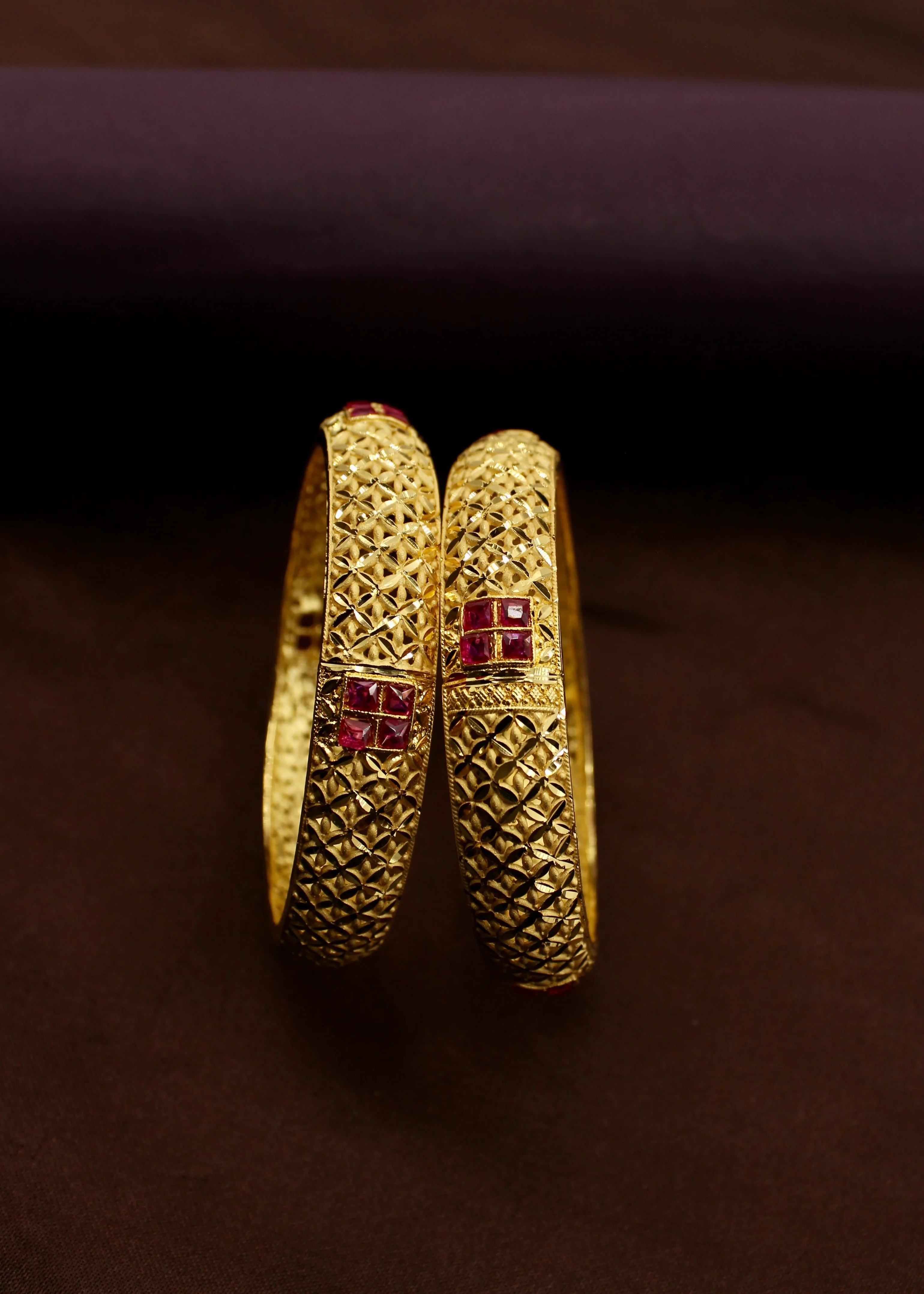 DAINTY FLORET GOLDEN BANGLES - Image 5