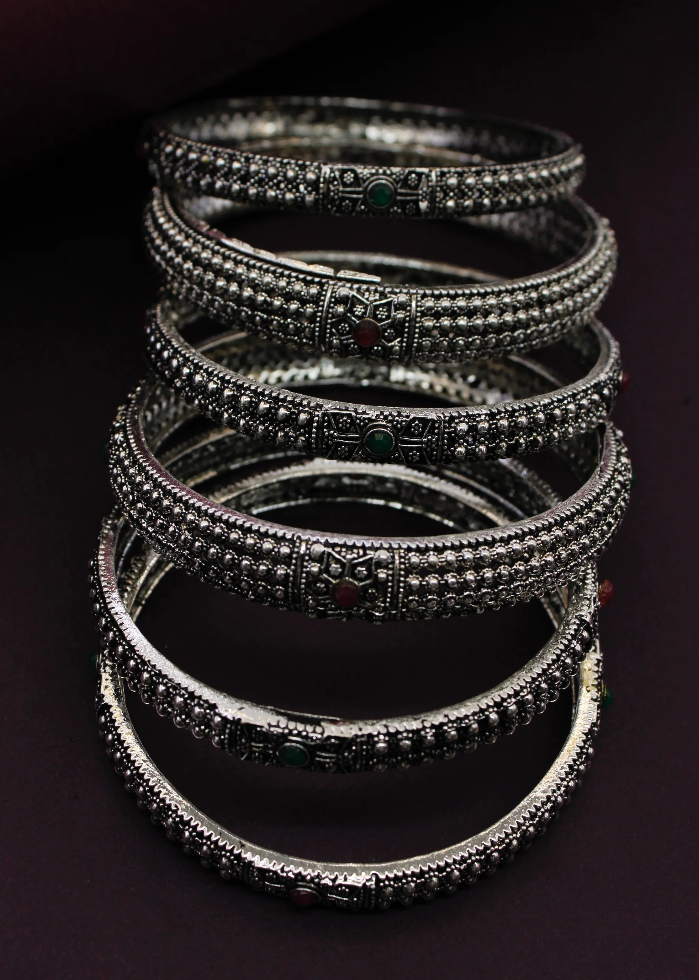STUNNING DESIGNER OXIDISED BANGLES - Image 4