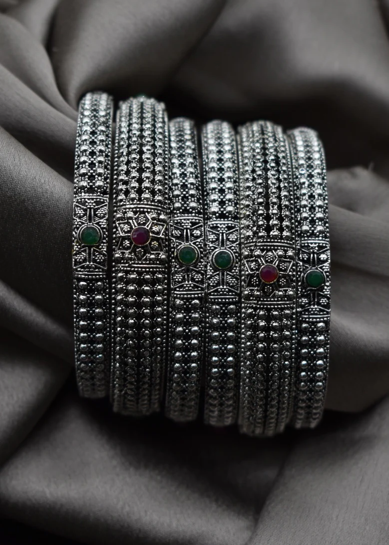 STUNNING DESIGNER OXIDISED BANGLES - Image 9