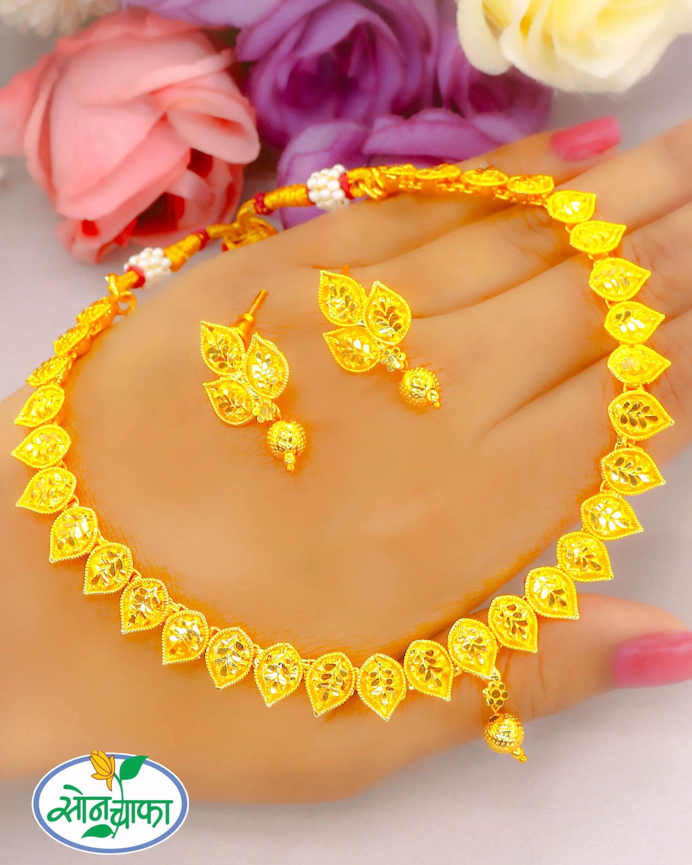 LEAF DESIGNER NECKLACE - Image 2