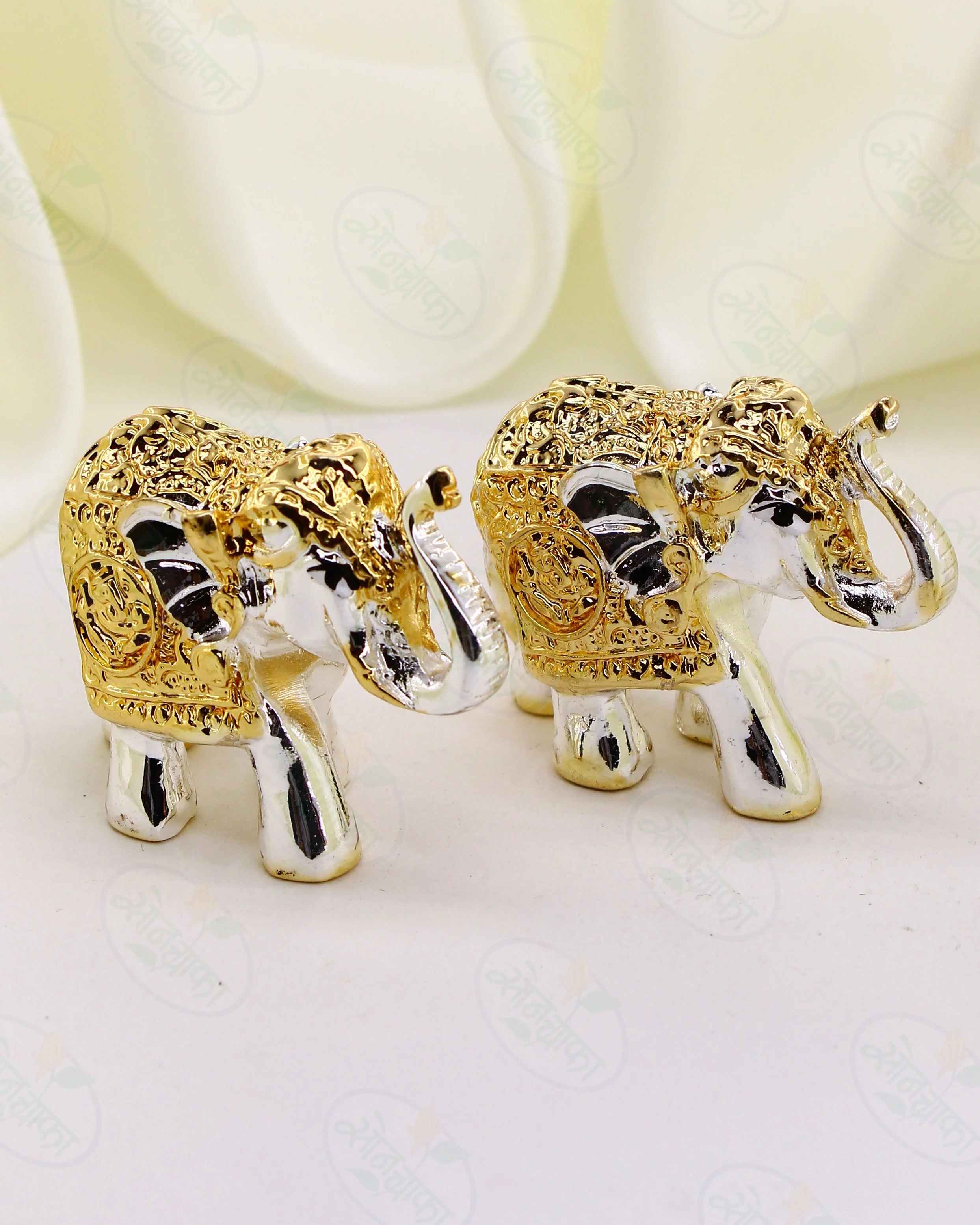 UNIQUE SILVER-GOLDEN GAJANTLAXMI - Image 3