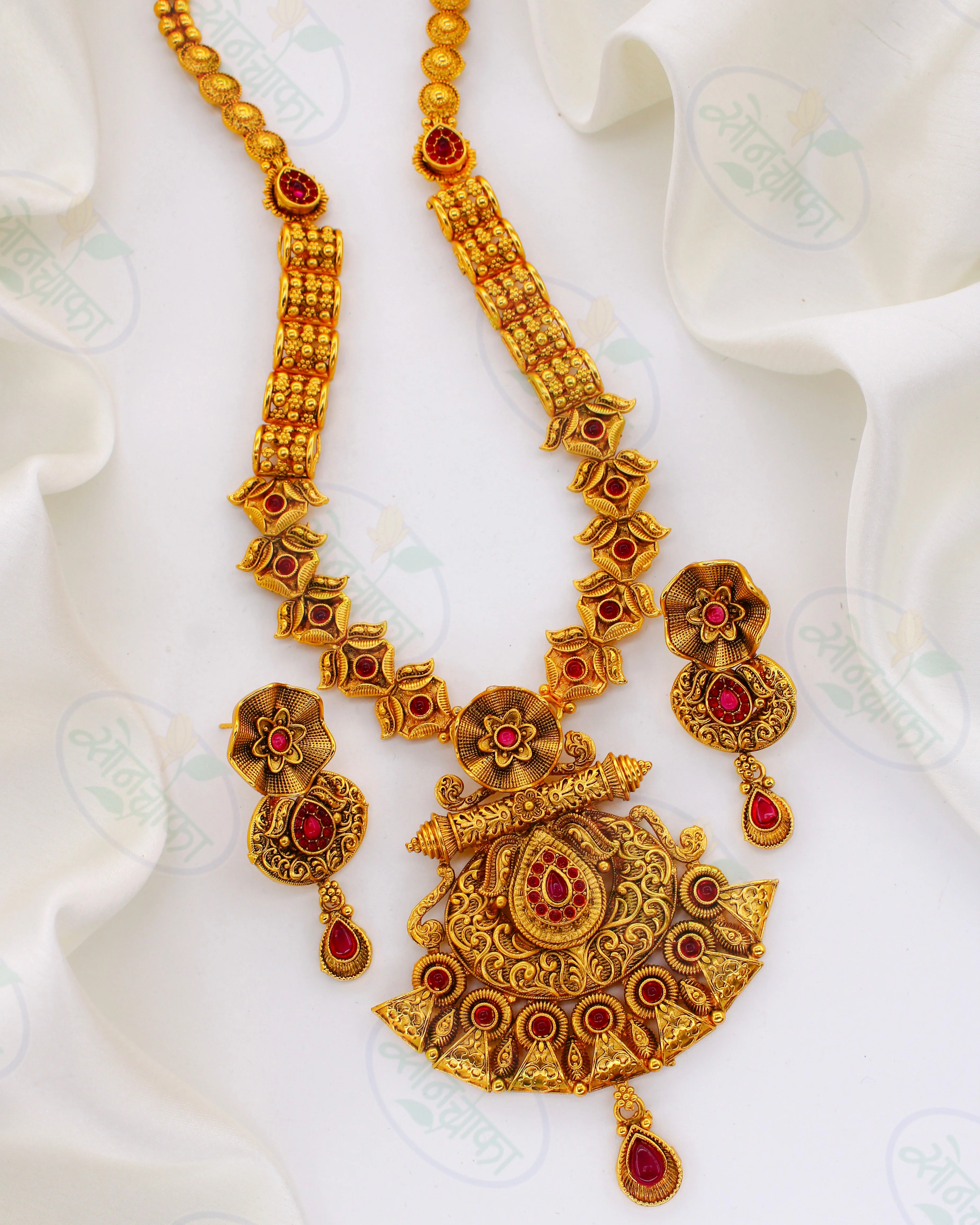 GLAMOROUS RAJWADI NECKLACE - Image 4
