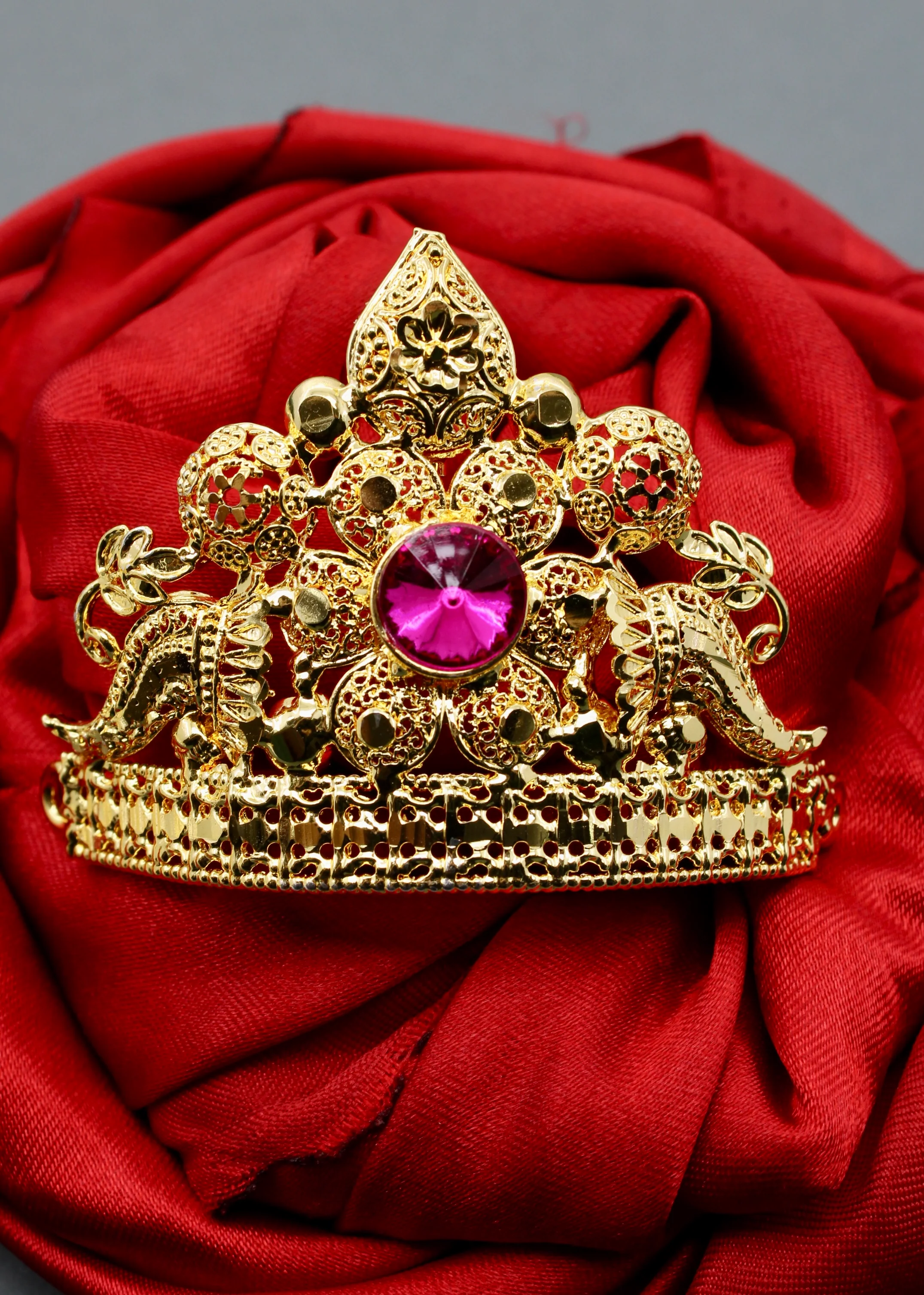 FLOWERET GANPATI MUKUT