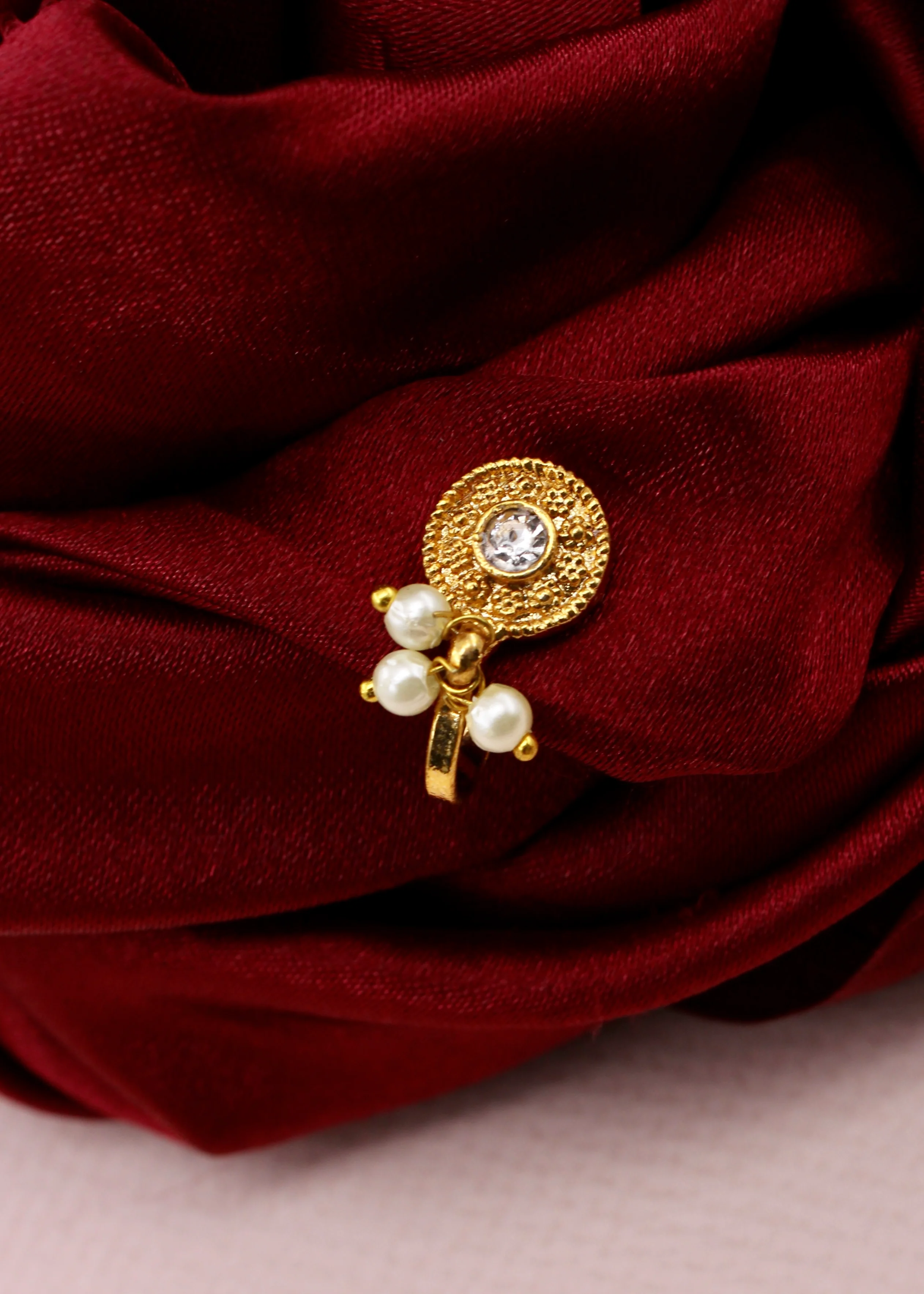ROUND SHAPE MATTE NOSE PIN - Image 2