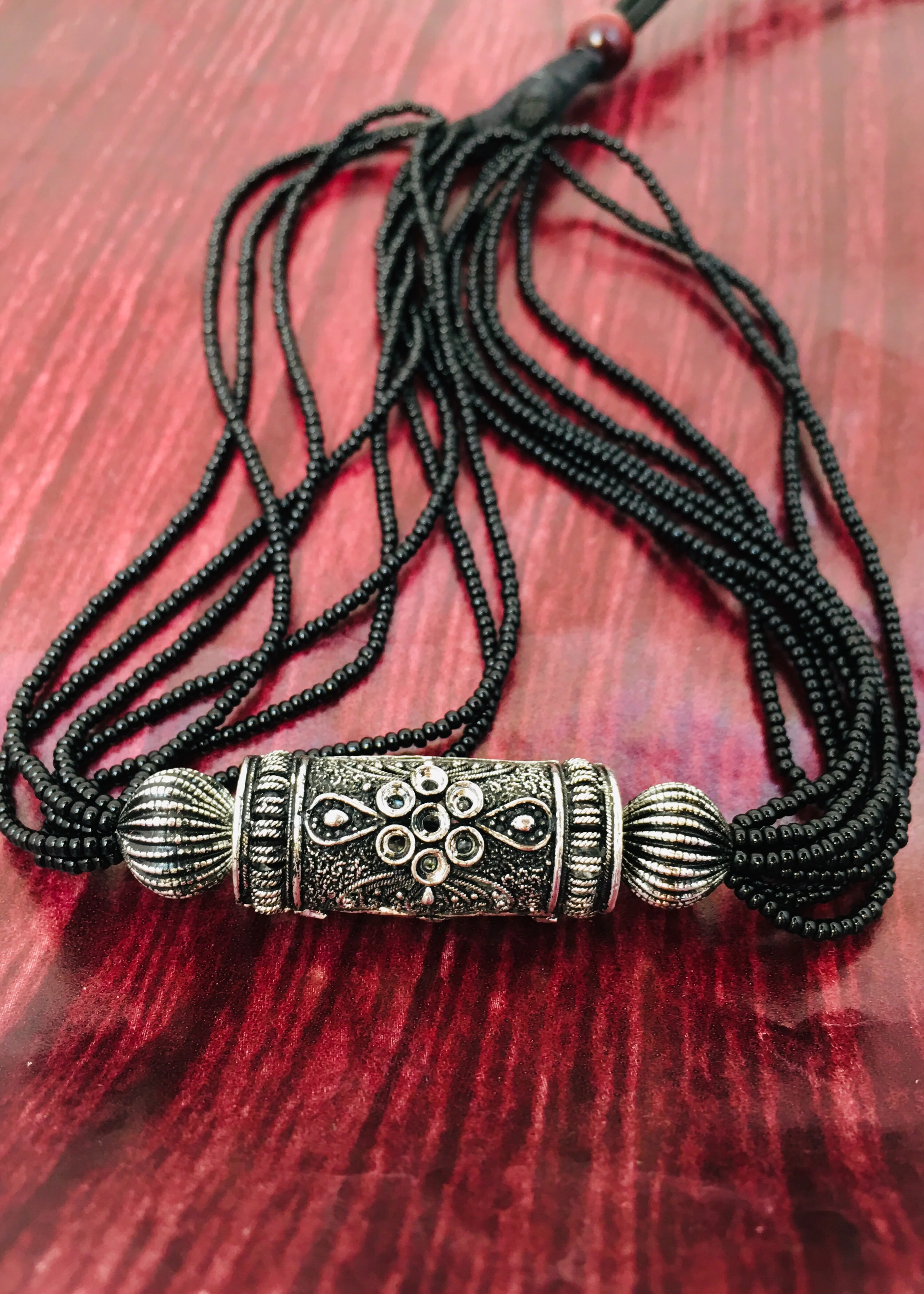 UNIQUE DESIGNER OXIDISED MANGALSUTRA - Image 11