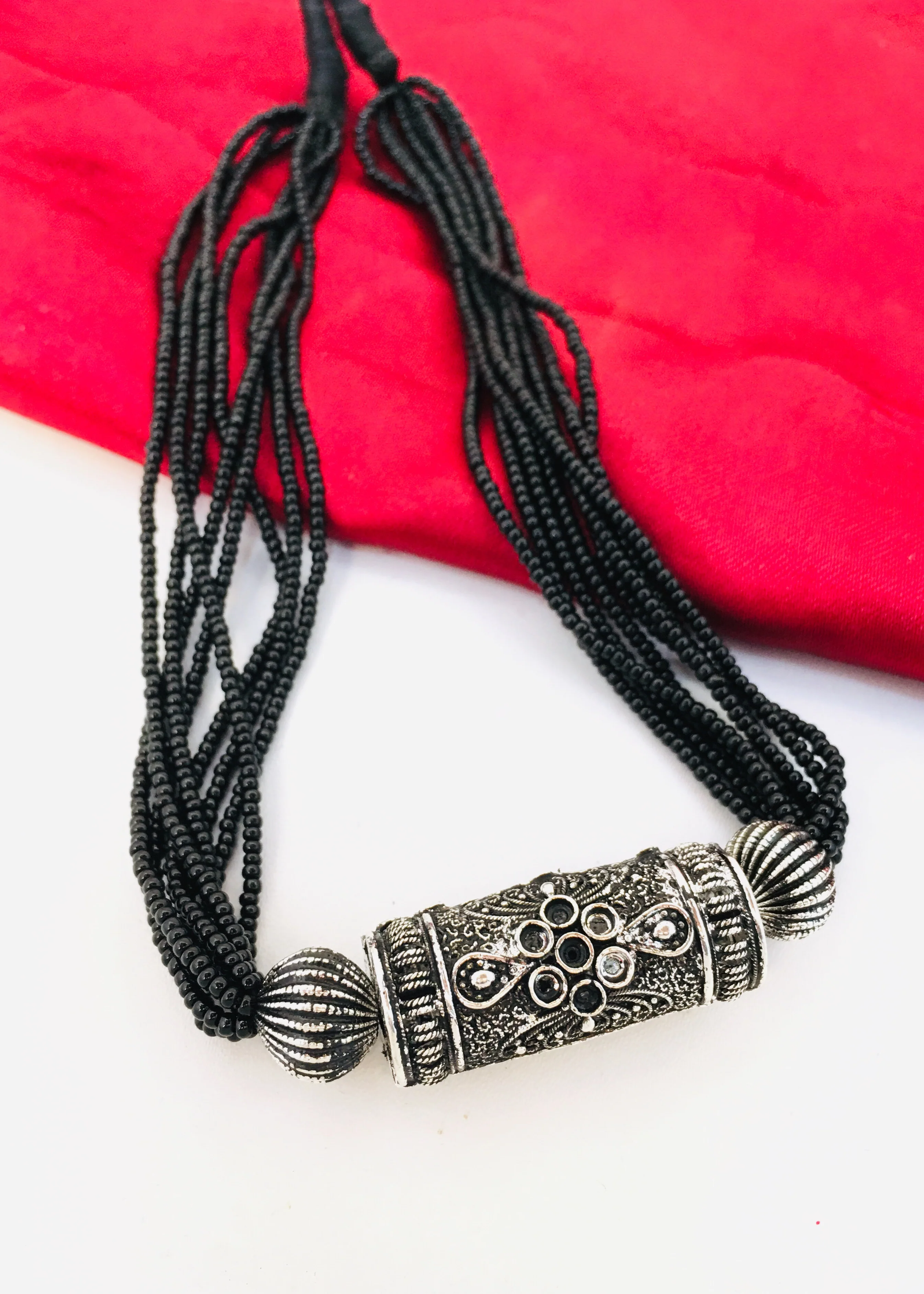 UNIQUE DESIGNER OXIDISED MANGALSUTRA - Image 12