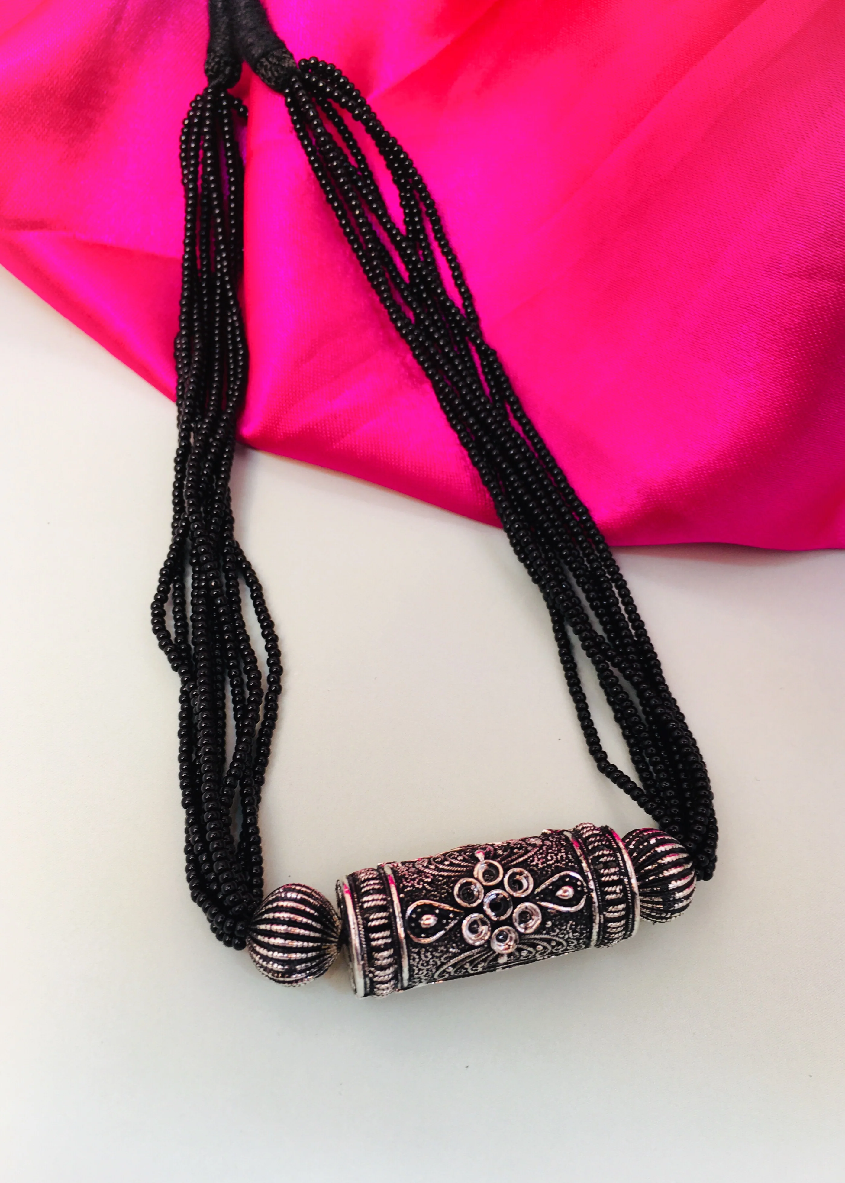 UNIQUE DESIGNER OXIDISED MANGALSUTRA - Image 13