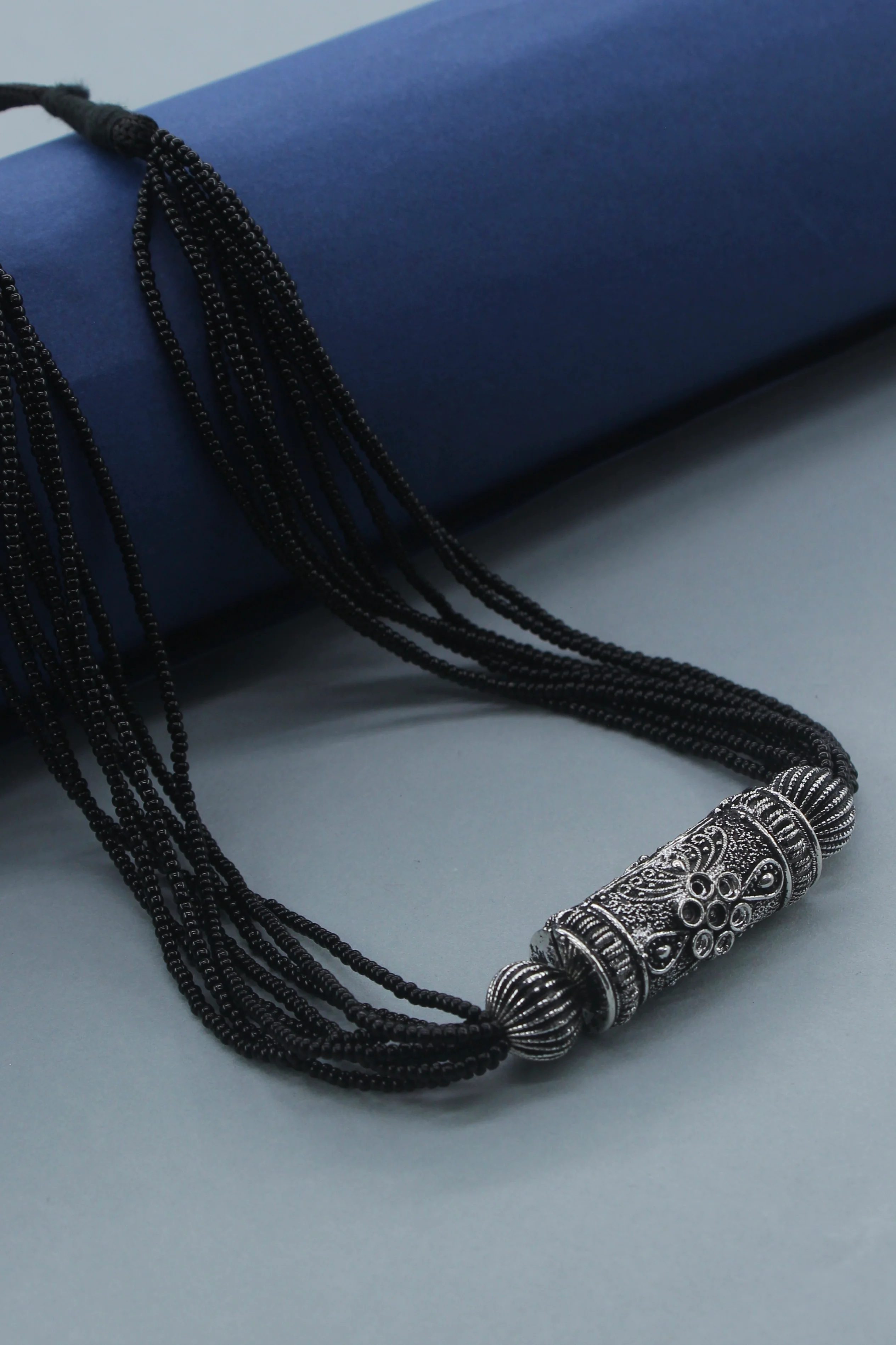 UNIQUE DESIGNER OXIDISED MANGALSUTRA - Image 4