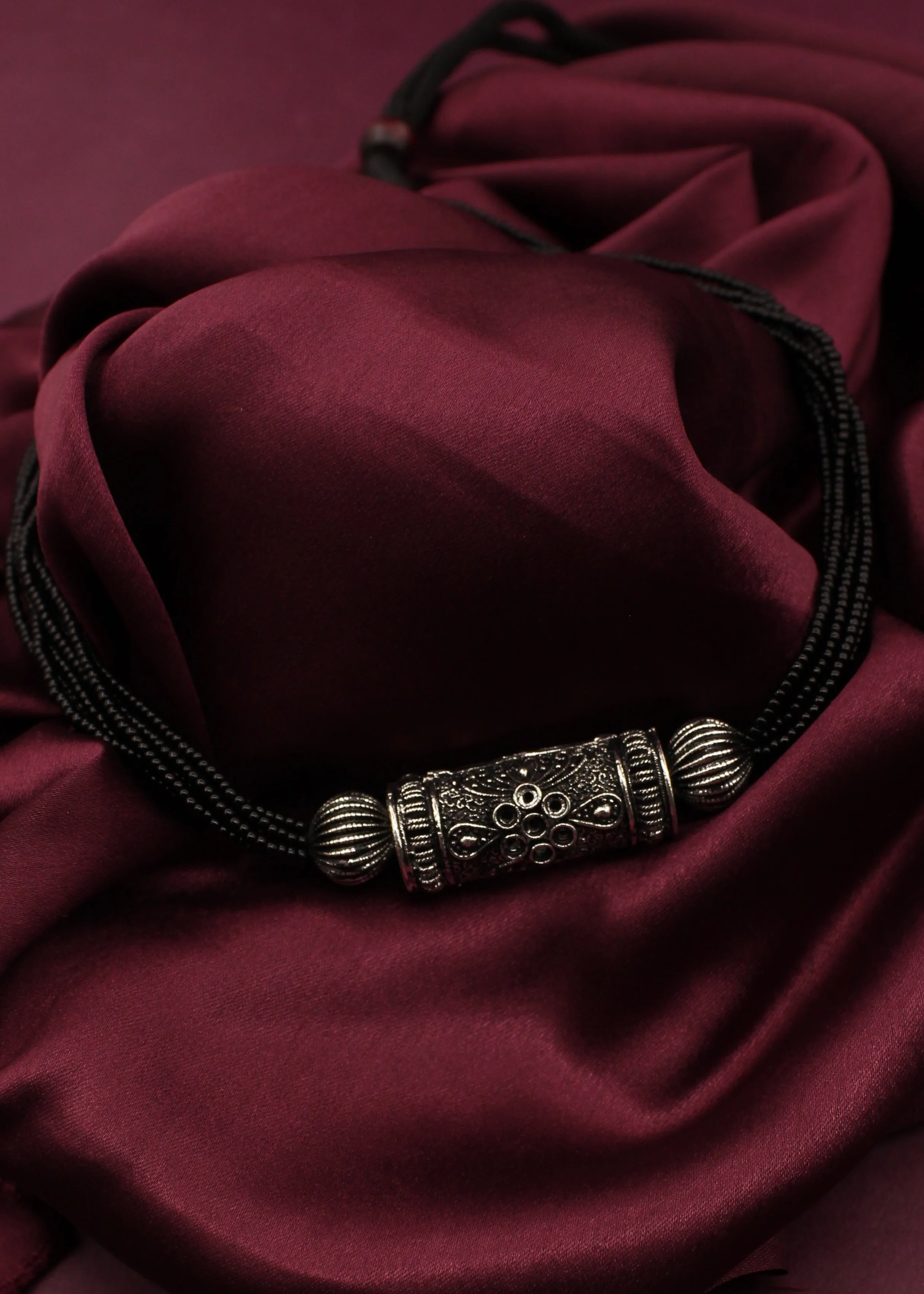 UNIQUE DESIGNER OXIDISED MANGALSUTRA - Image 7