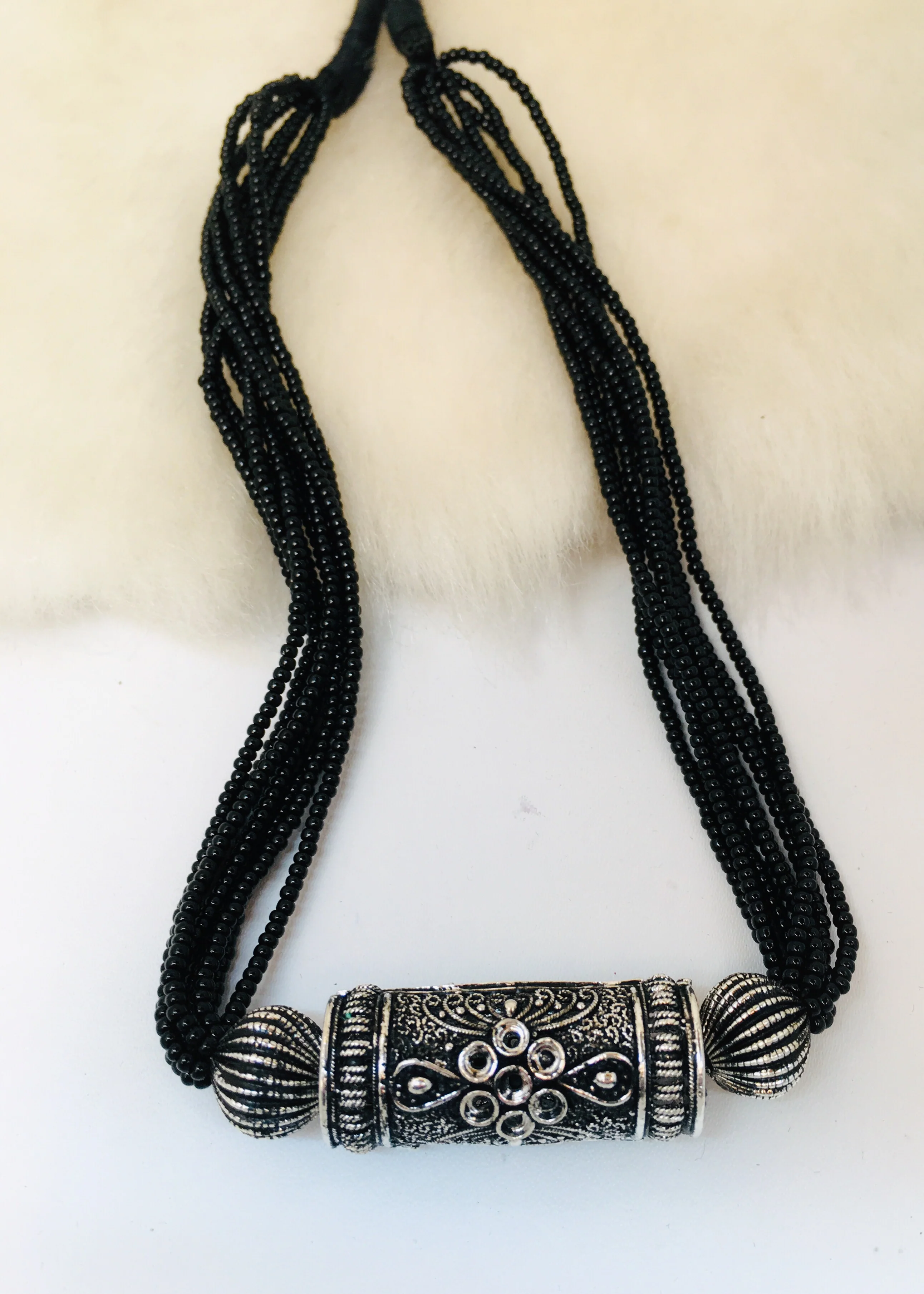 UNIQUE DESIGNER OXIDISED MANGALSUTRA - Image 9