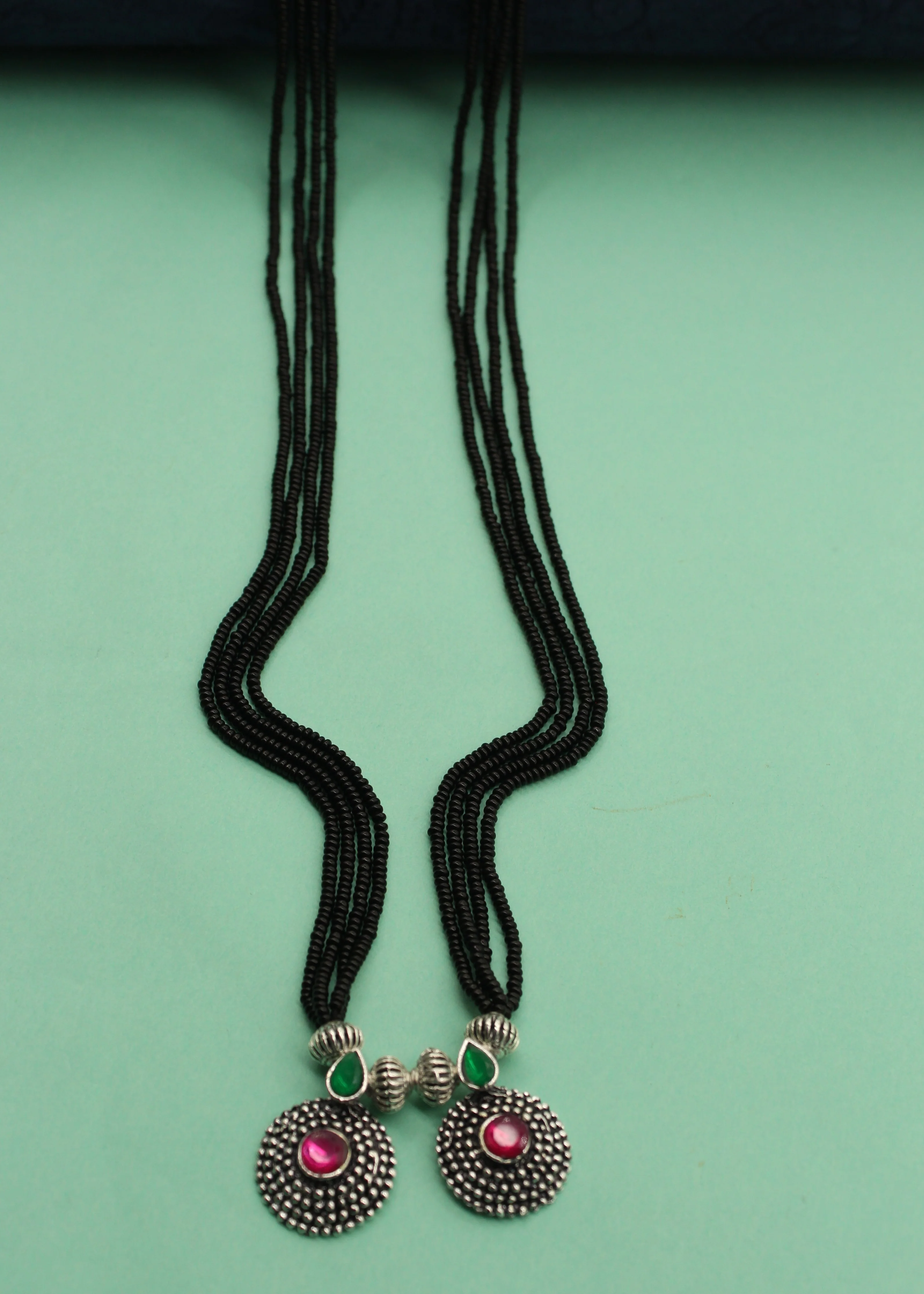 WATTI PENDANT OXIDISED MANGALSUTRA - Image 5